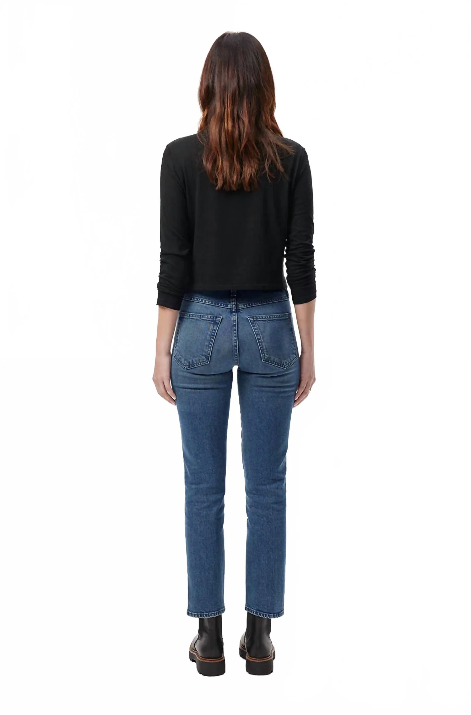 Women's Cropped Jeans In True Love