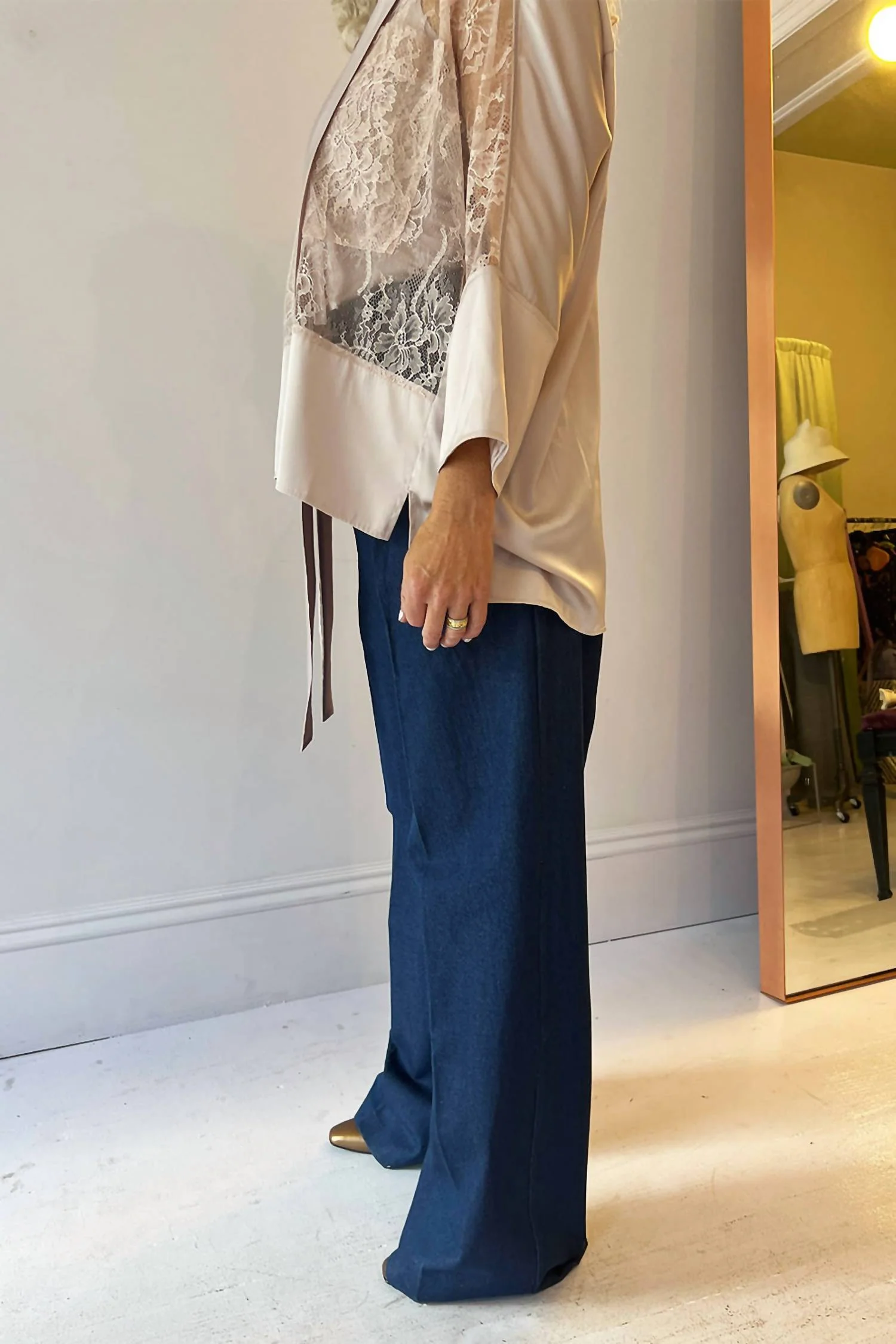 Lea Pant In Dark Denim