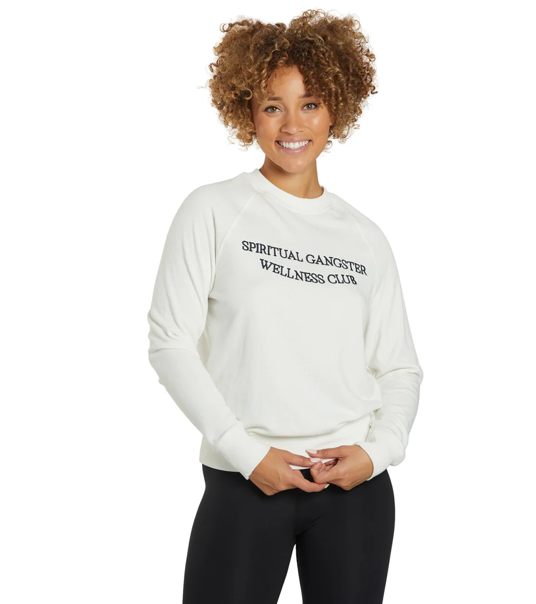 Spiritual Gangster Wellness Club Old School Pull Over