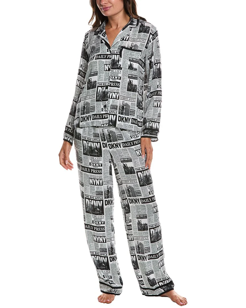 DKNY 2pc Top & Pant Sleep Set