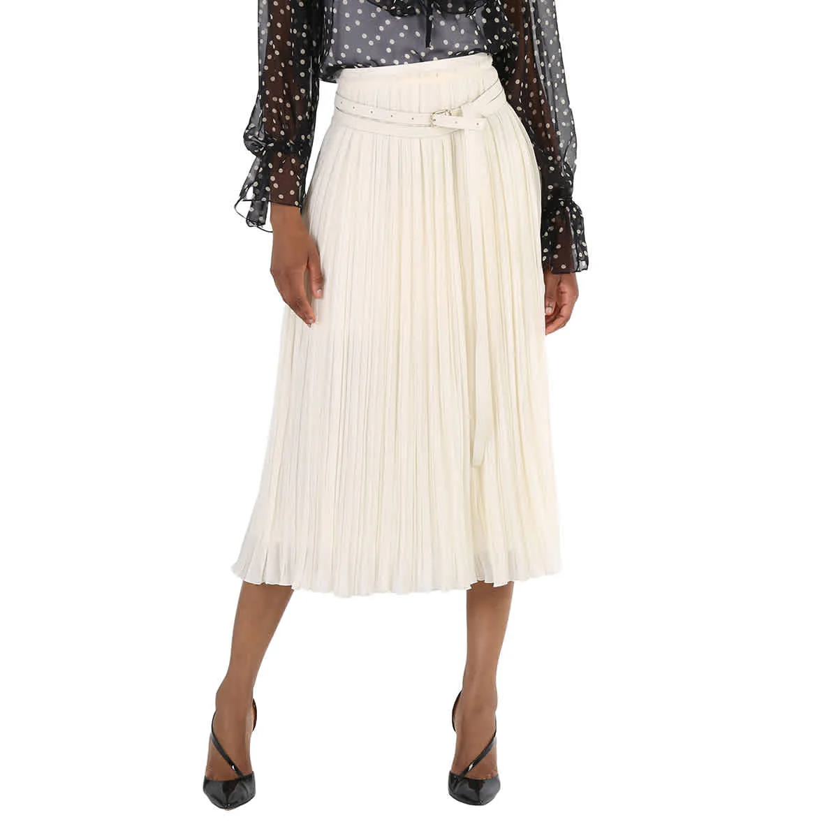 Chloe Ladies Eden Pleated Mid-Length Skirt