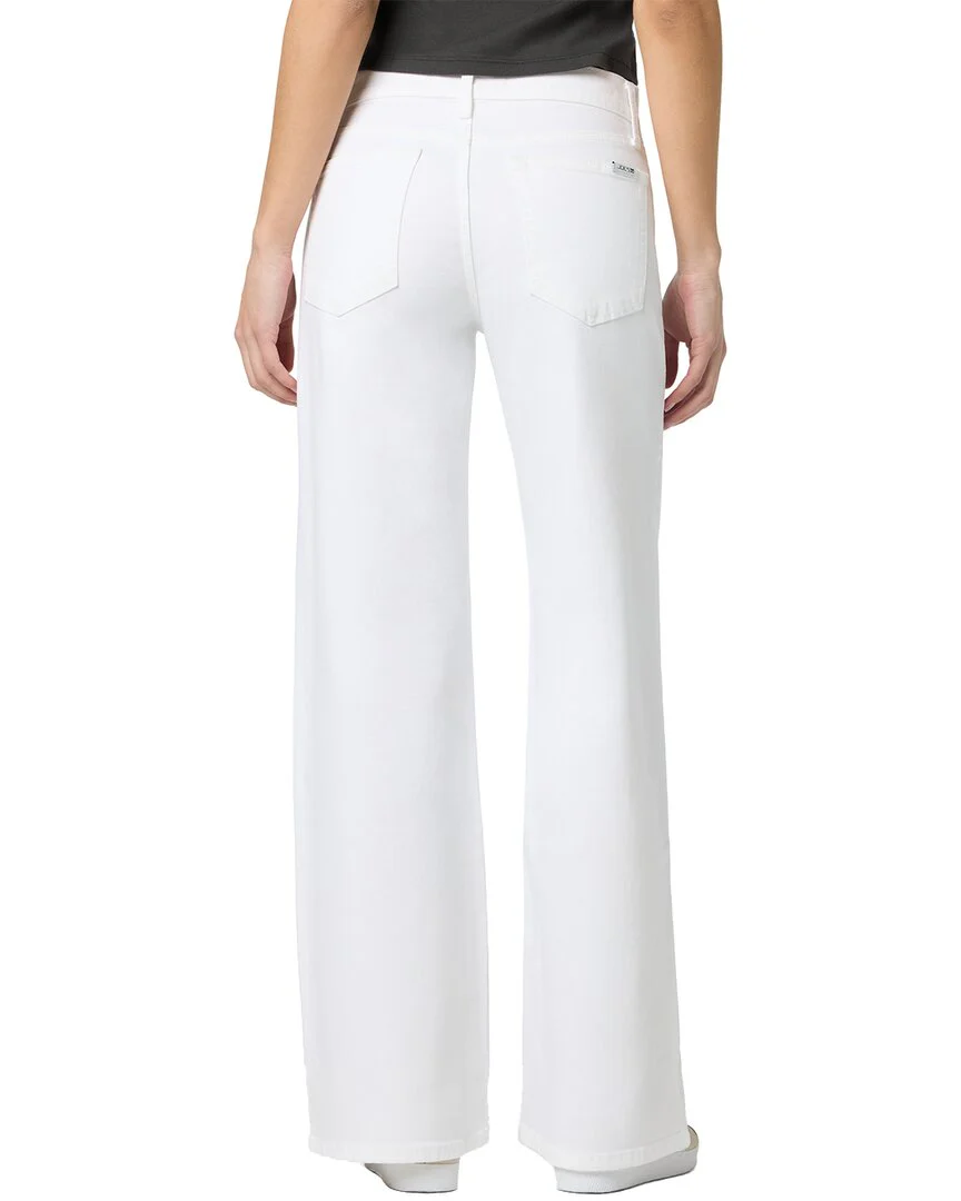 JOE'S Jeans Low-Rise Wide Leg White Jean