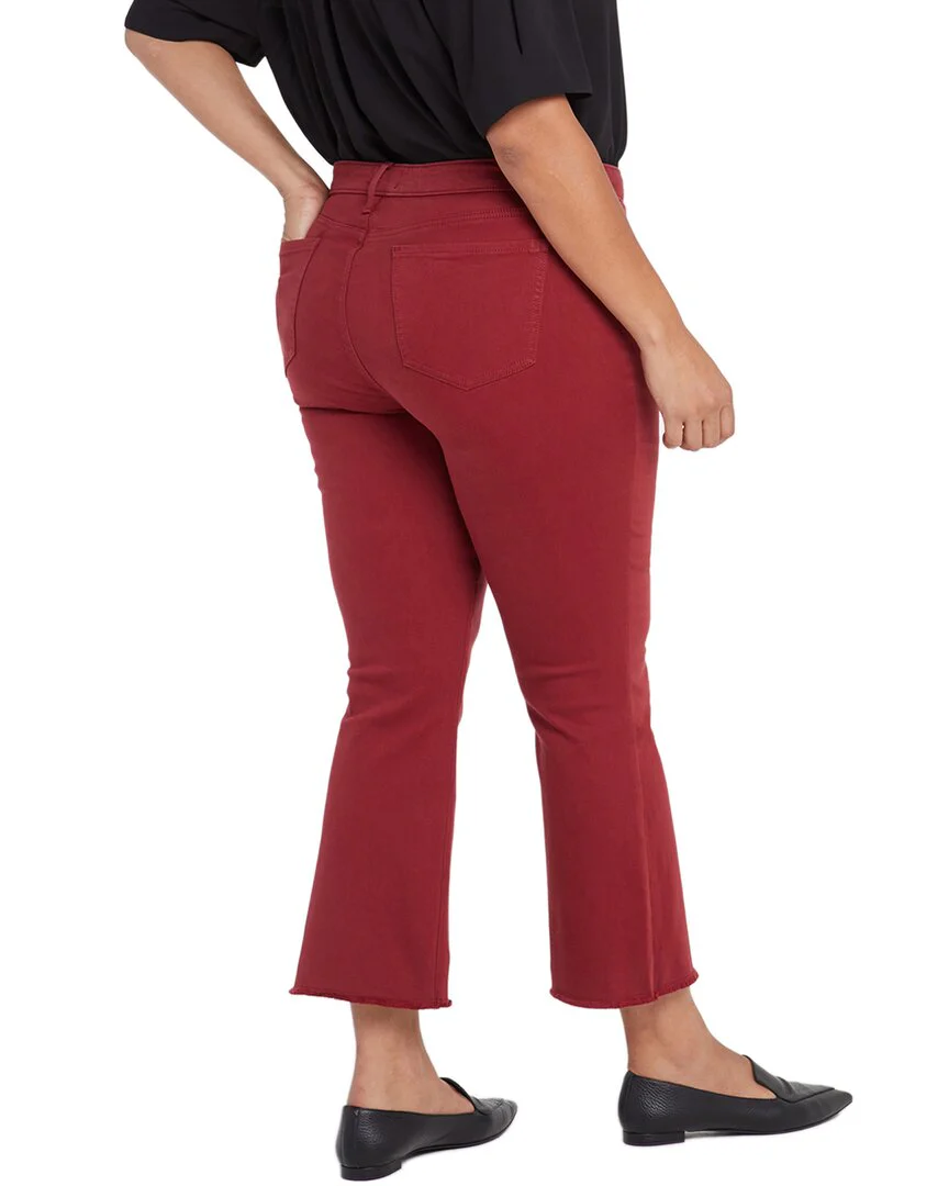 NYDJ Plus Fiona Boysenberry Reactive Slim Flare Jean