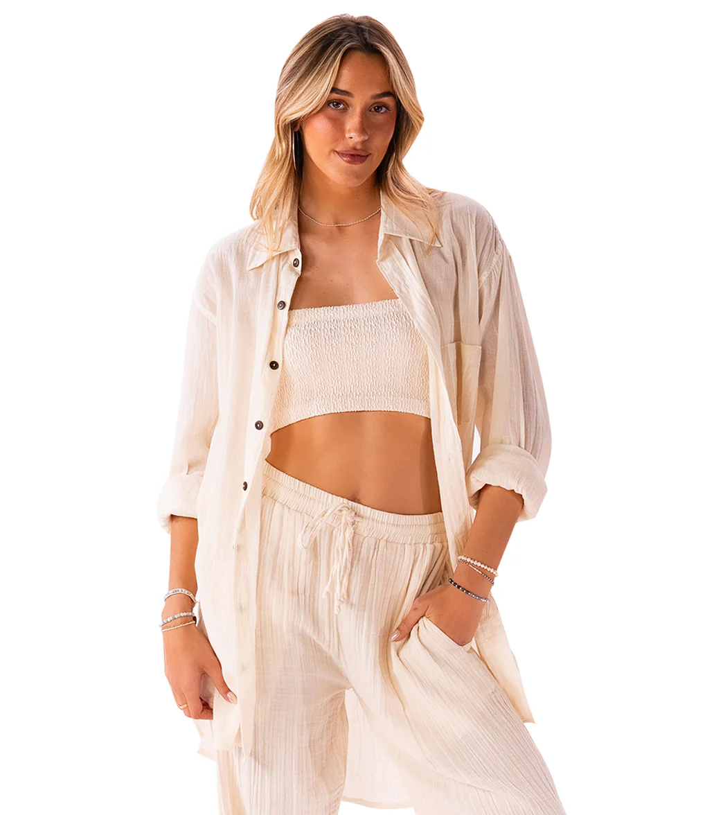 Lotus and Luna Boyfriend Button Up