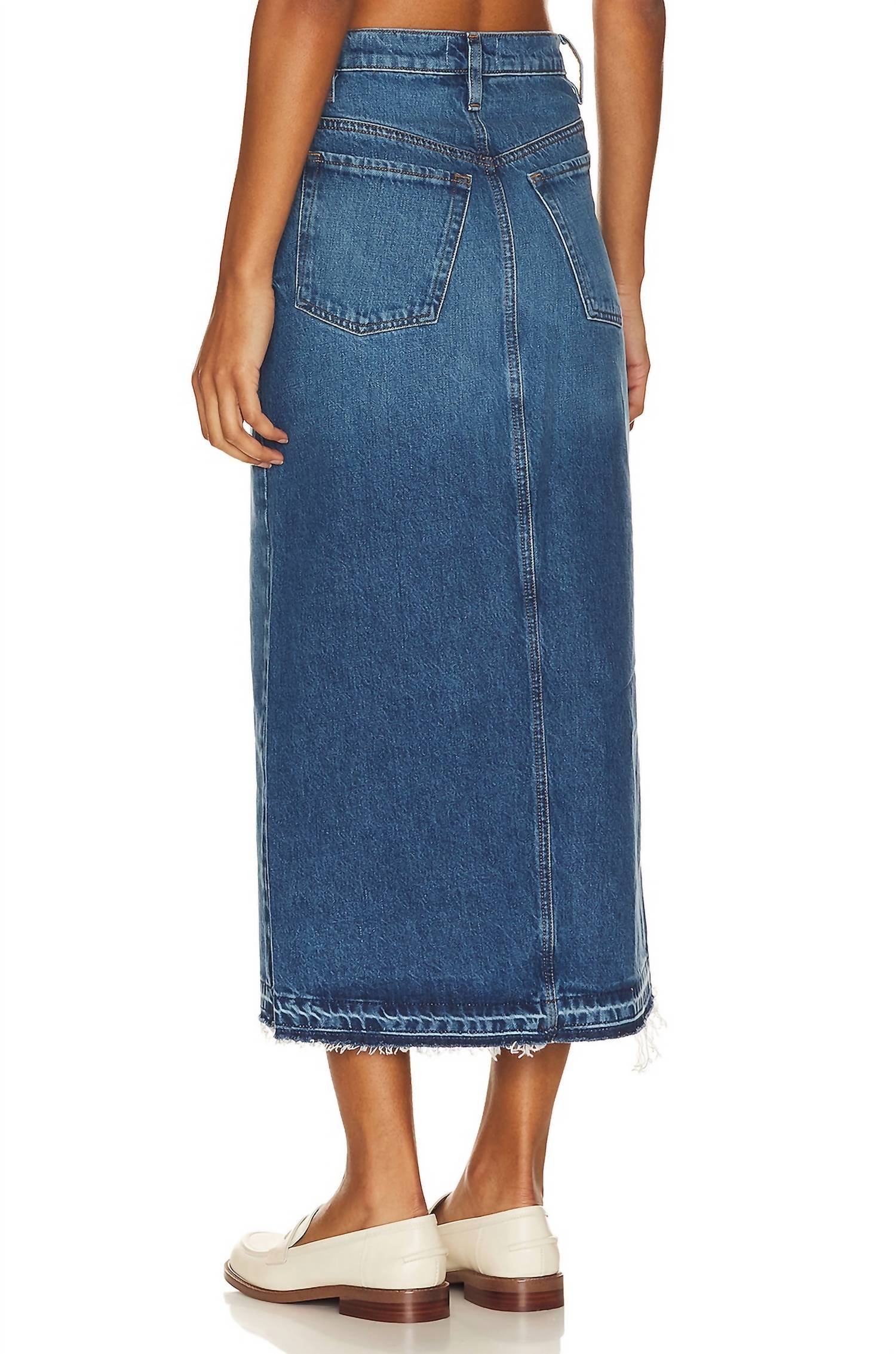 Midaxi Skirt In Del Amo