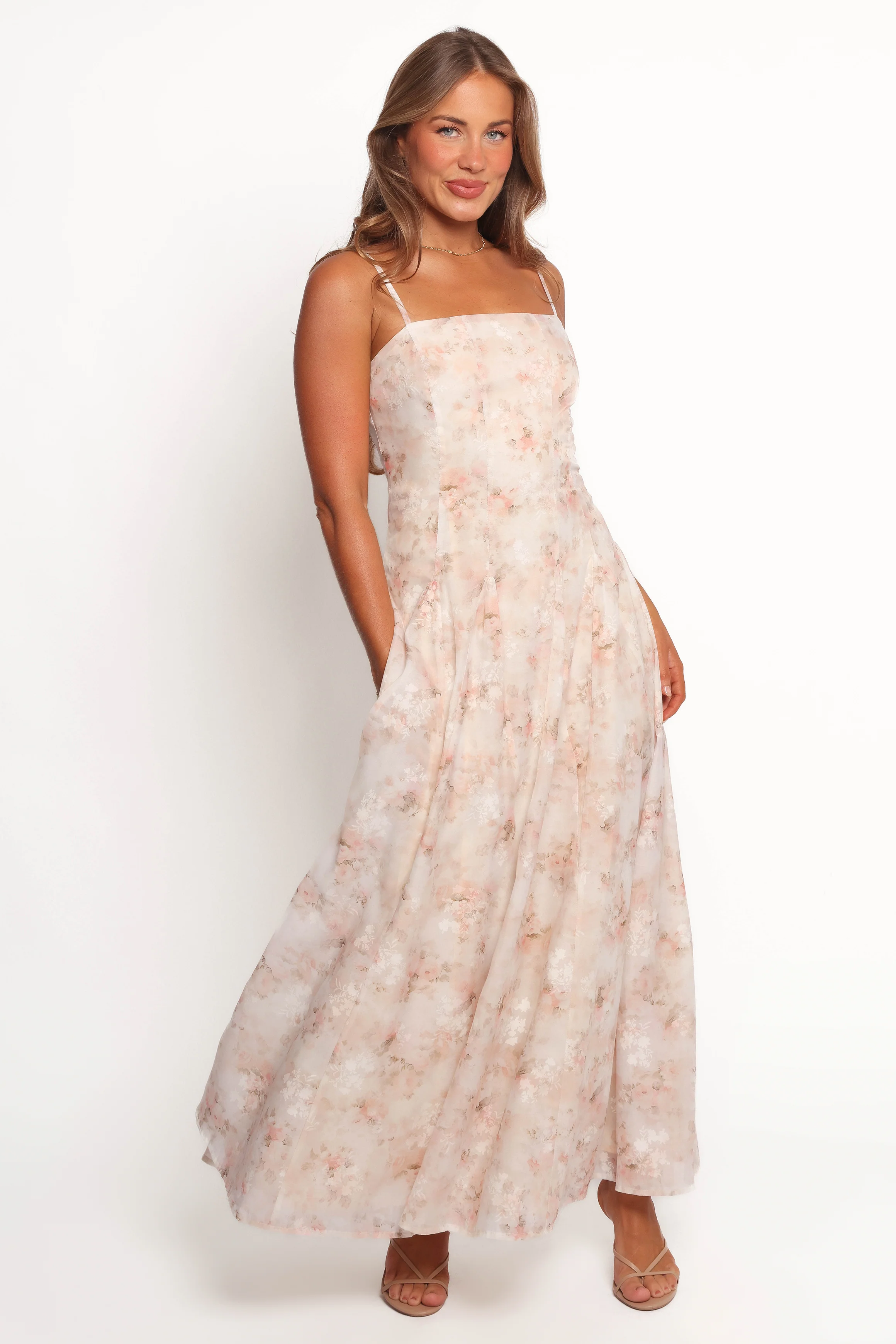 Petra Midi Dress - Cream