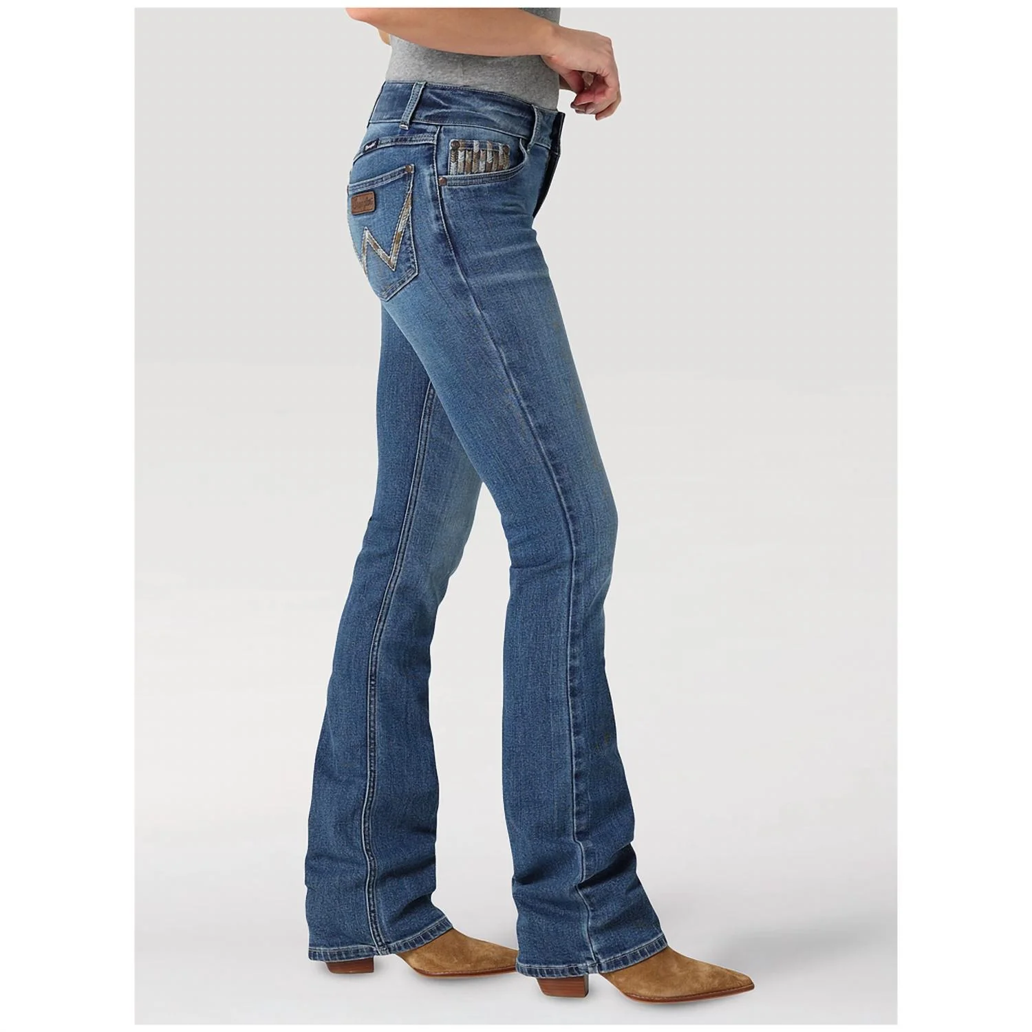 Women's Retro Mae Bootcut Mid Rise Jean In Faye