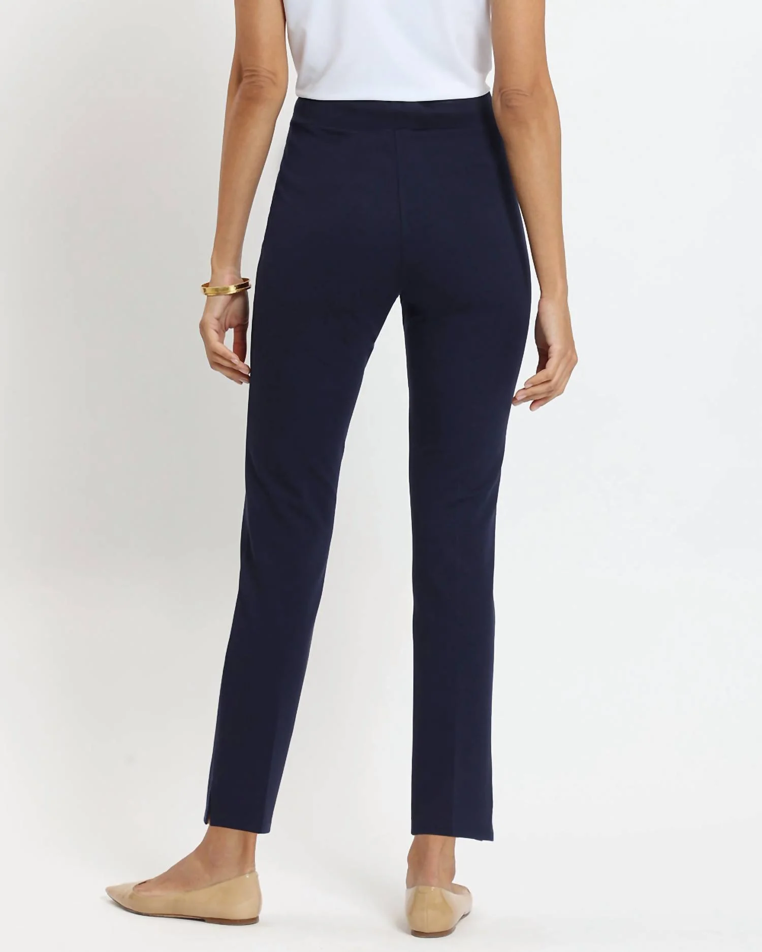 Lucia Ponte Pants In Dark Navy