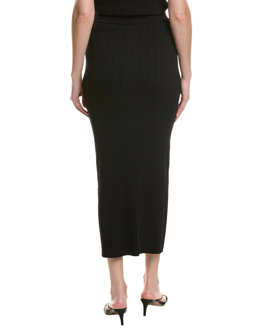 Kenneth Cole Variegated Rib Maxi Skirt