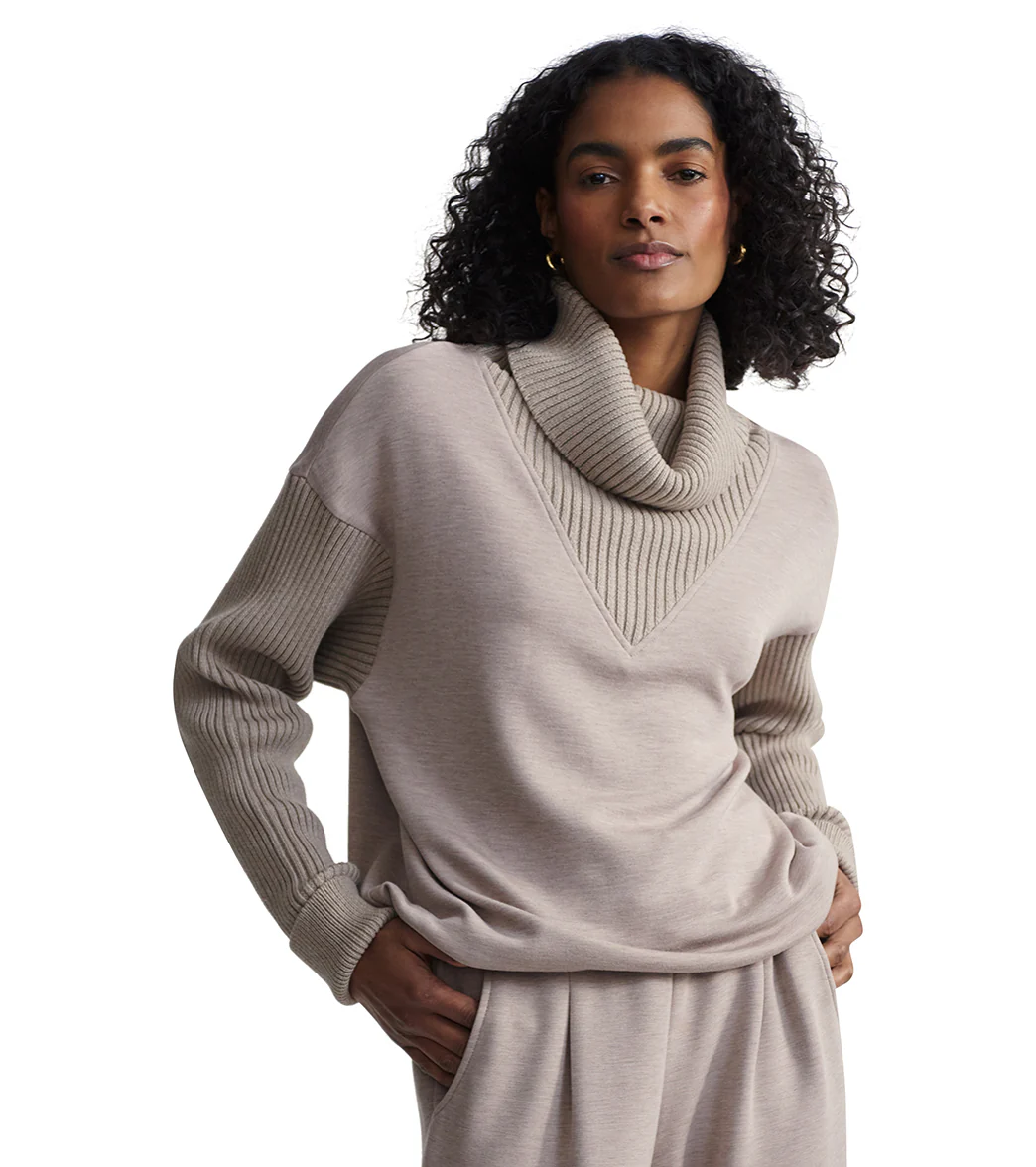 Varley Hannah Cowl Neck Sweat