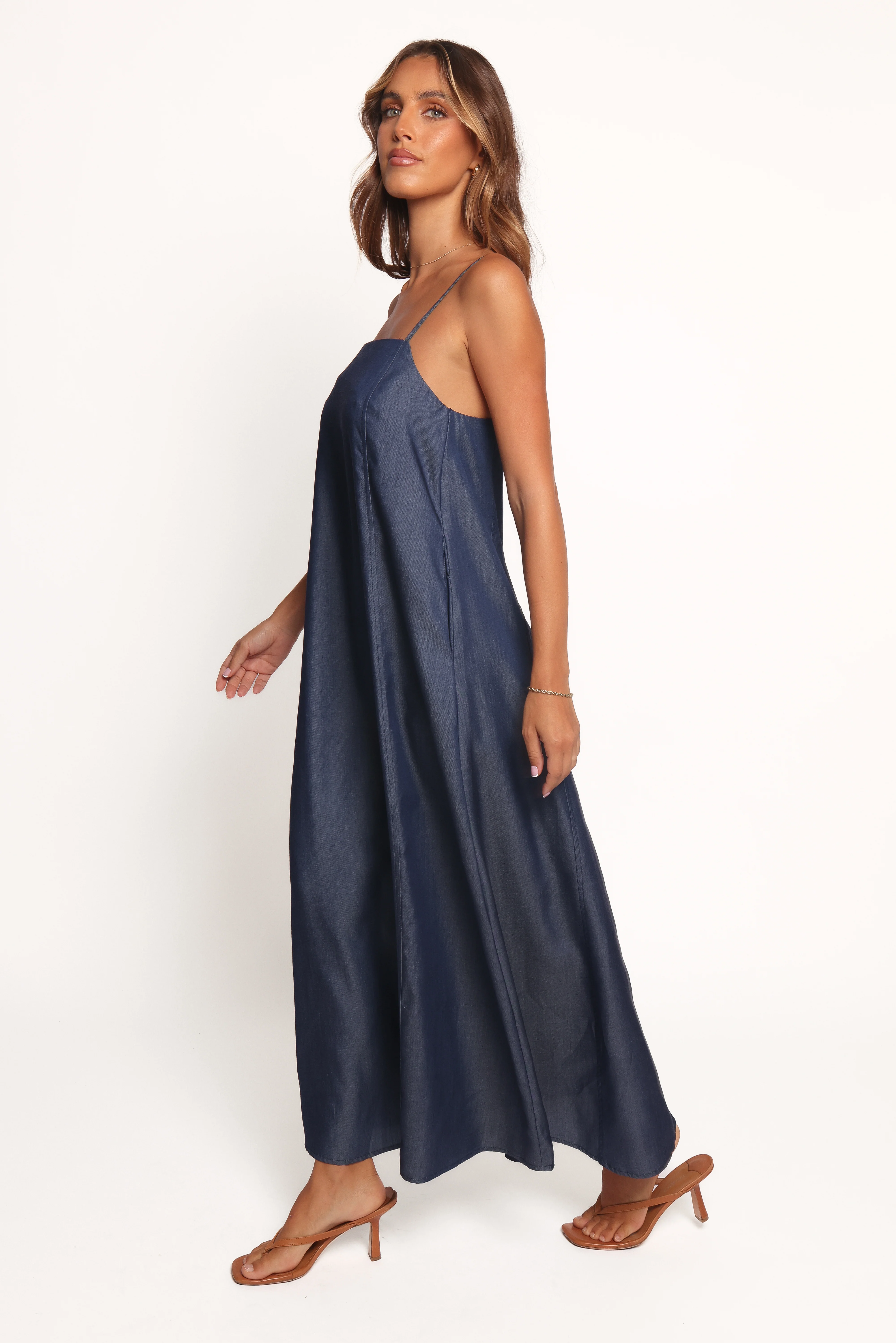 Thelma Maxi Dress - Chambray