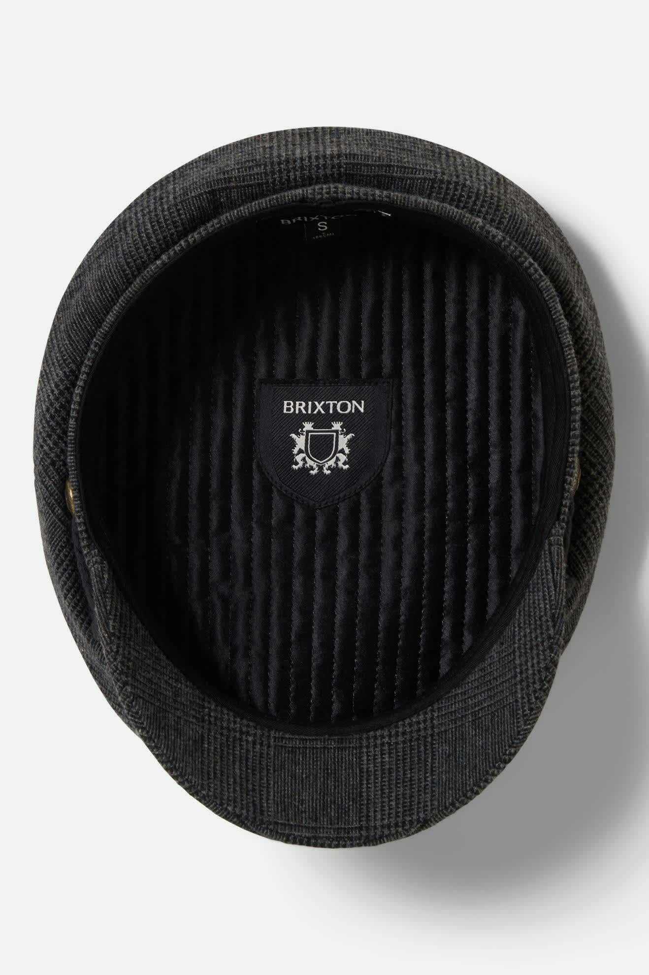 Fiddler Fisherman Cap - Grey Shadow Plaid