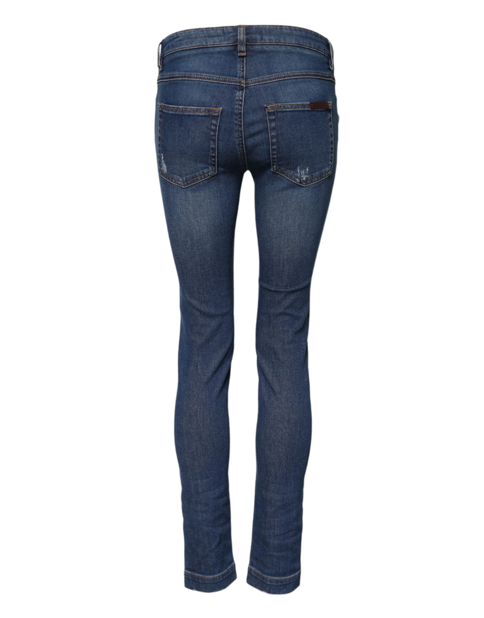 Dolce & Gabbana Cotton Mid Waist Skinny Women's Jeans