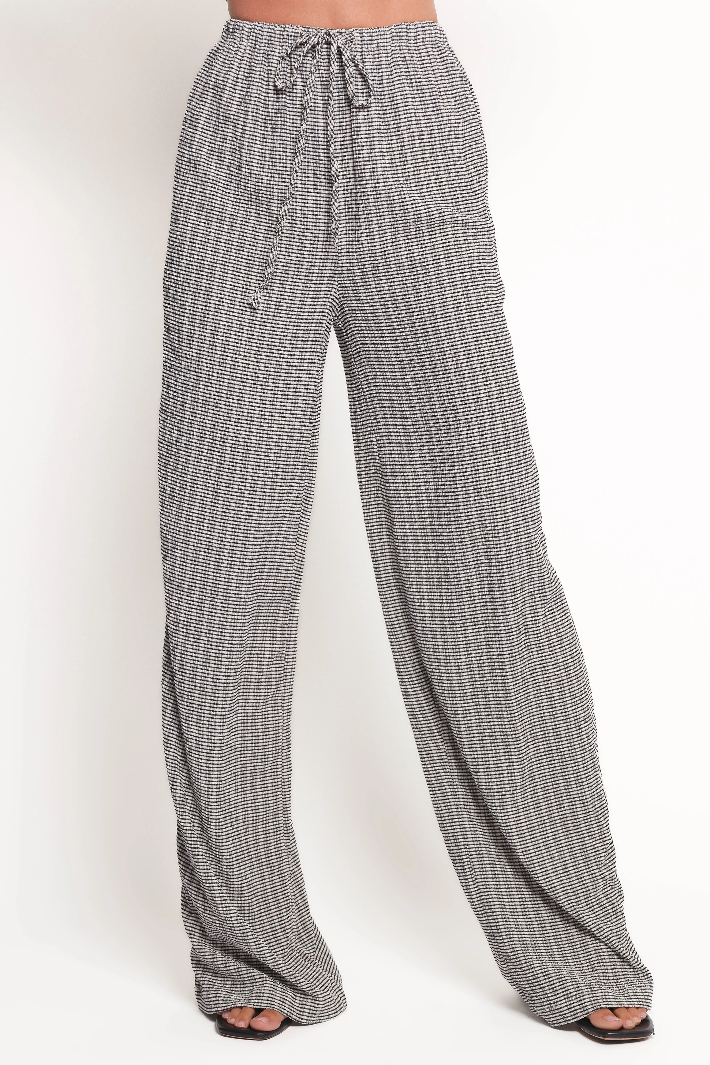 Afton Pant - Black White