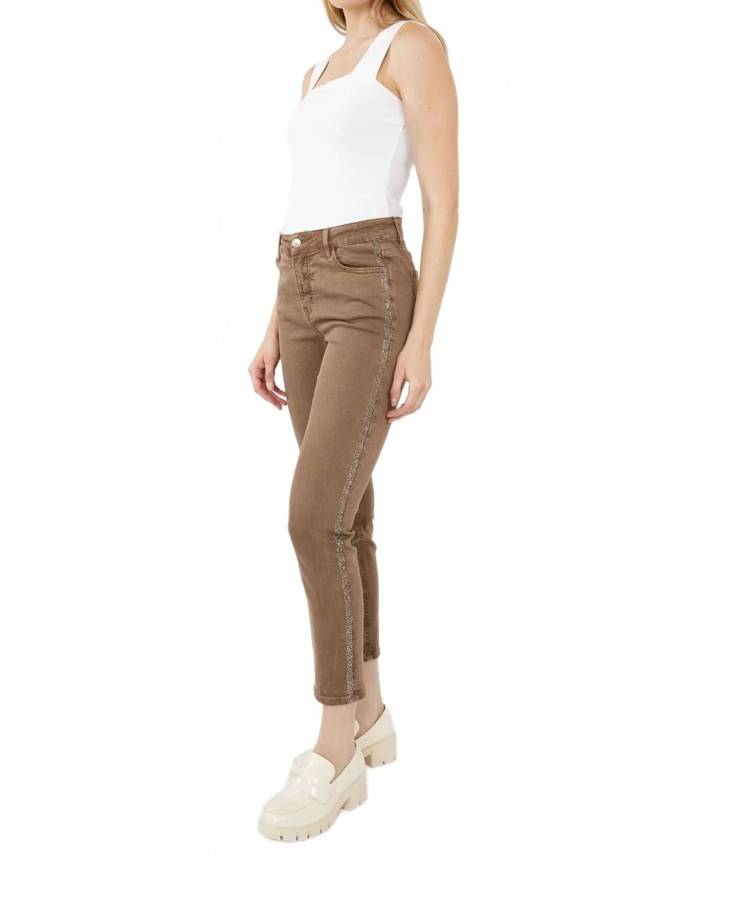 Woven Pant In Taupe