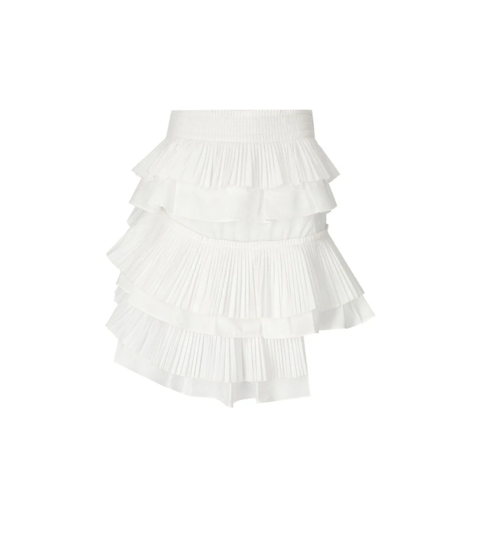 Hupaul White Mini Skirt