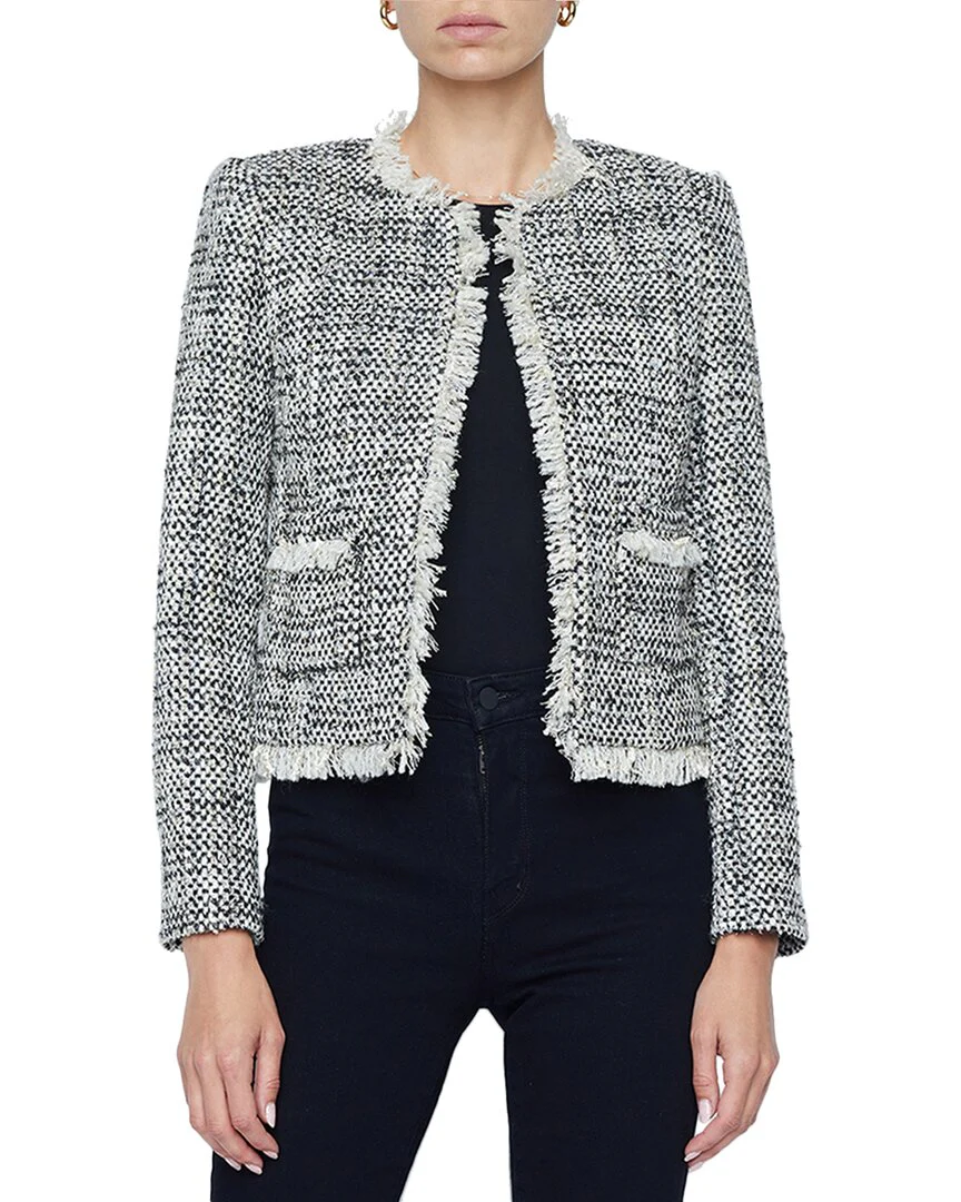 L'AGENCE Angelina Wool-Blend Jacket
