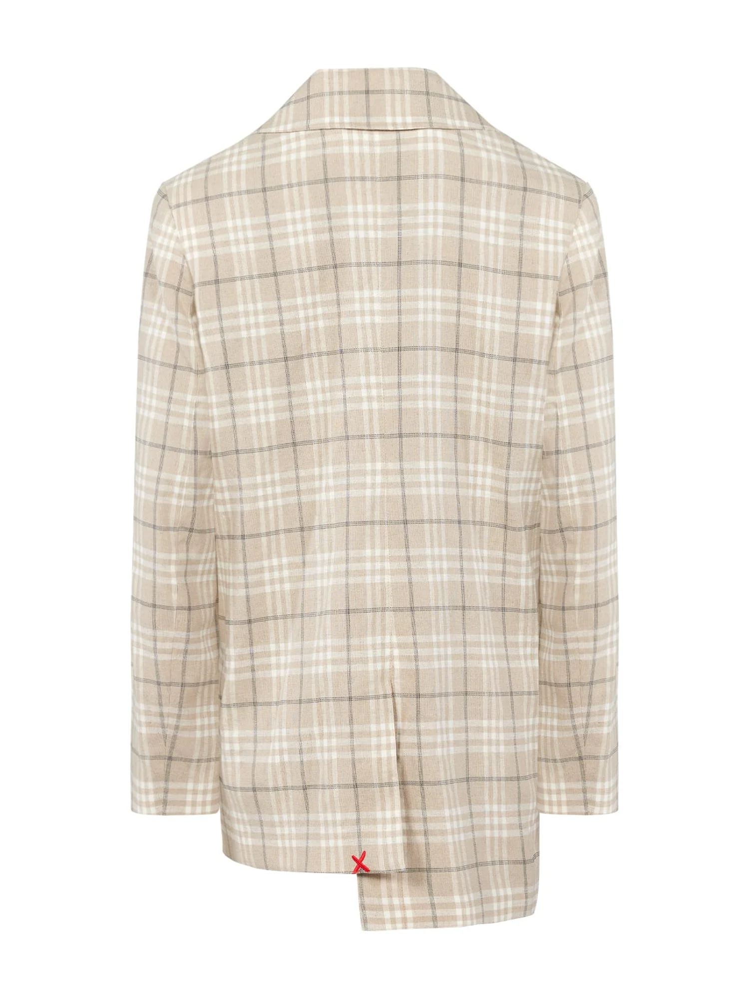 Free Heaven Multicolor Checked Blazer Fog