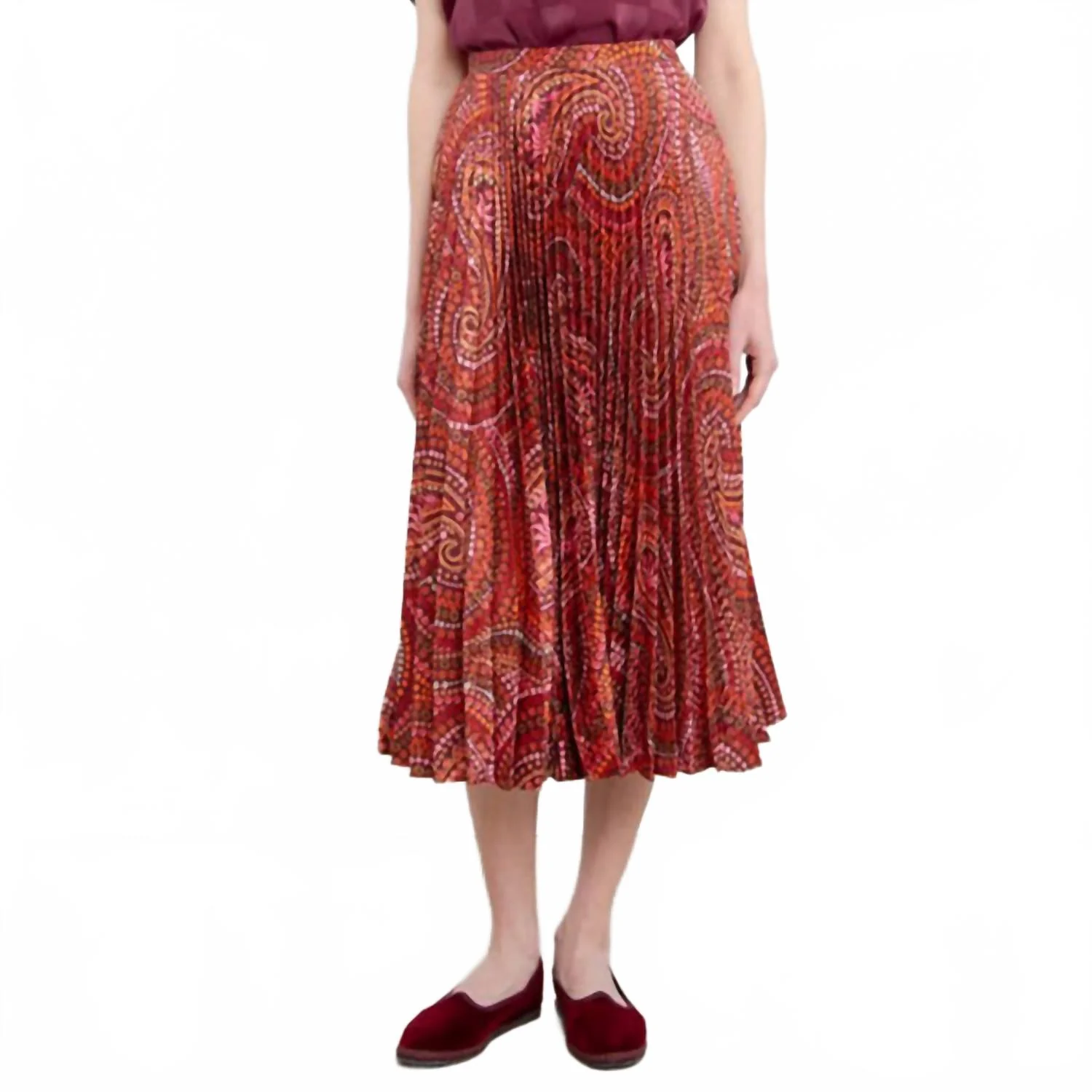 Women's Kim Skirt In Paisley