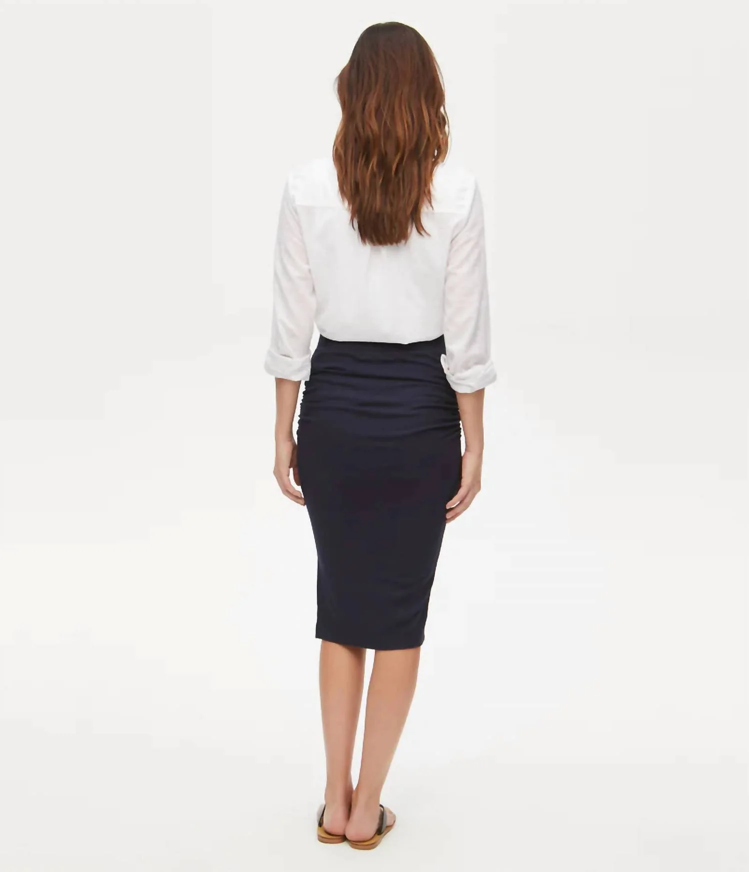 Rae Midi Skirt In Admiral