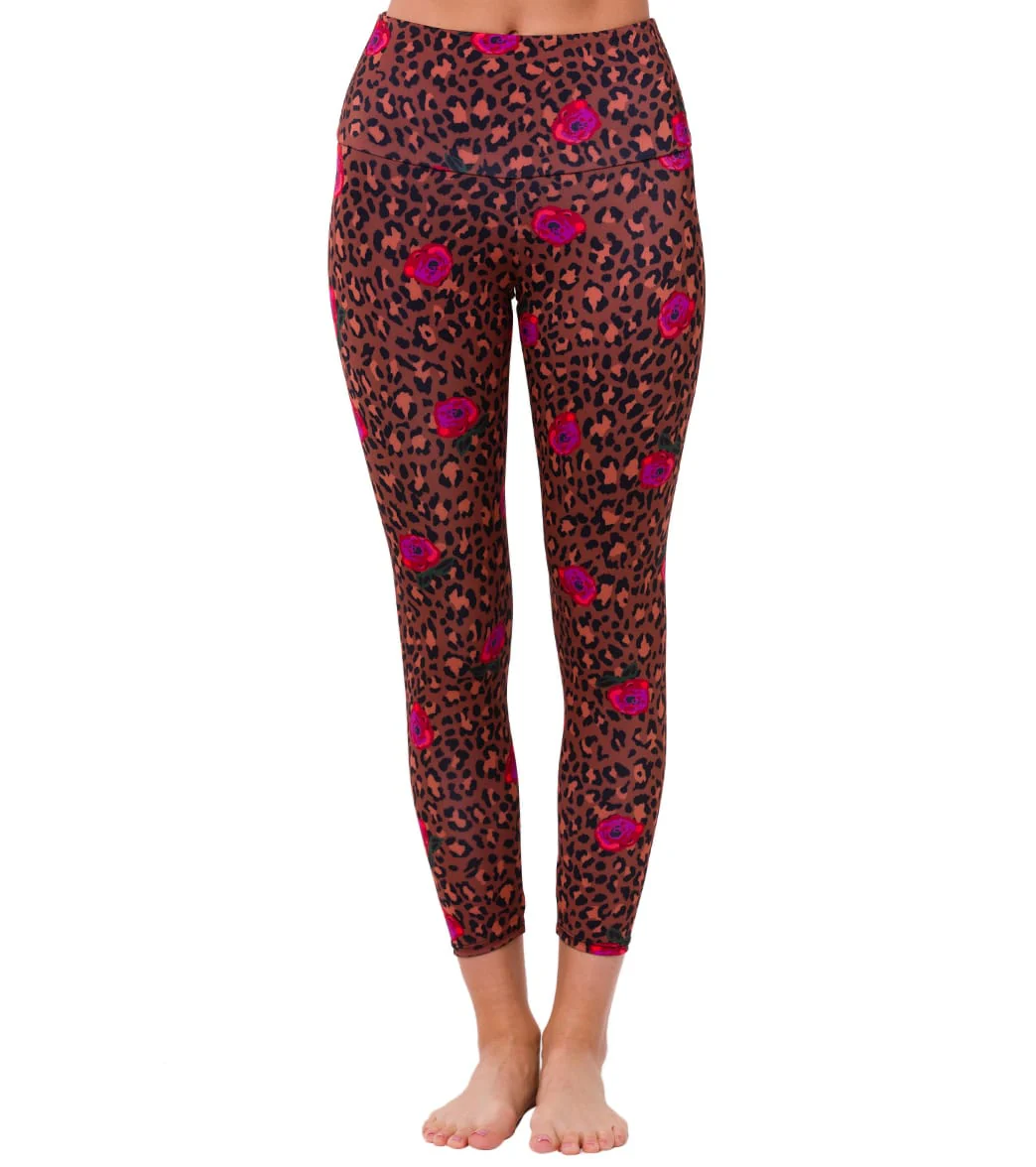 Onzie High Waisted Basic 7/8 Yoga Leggings PRETTY WILD