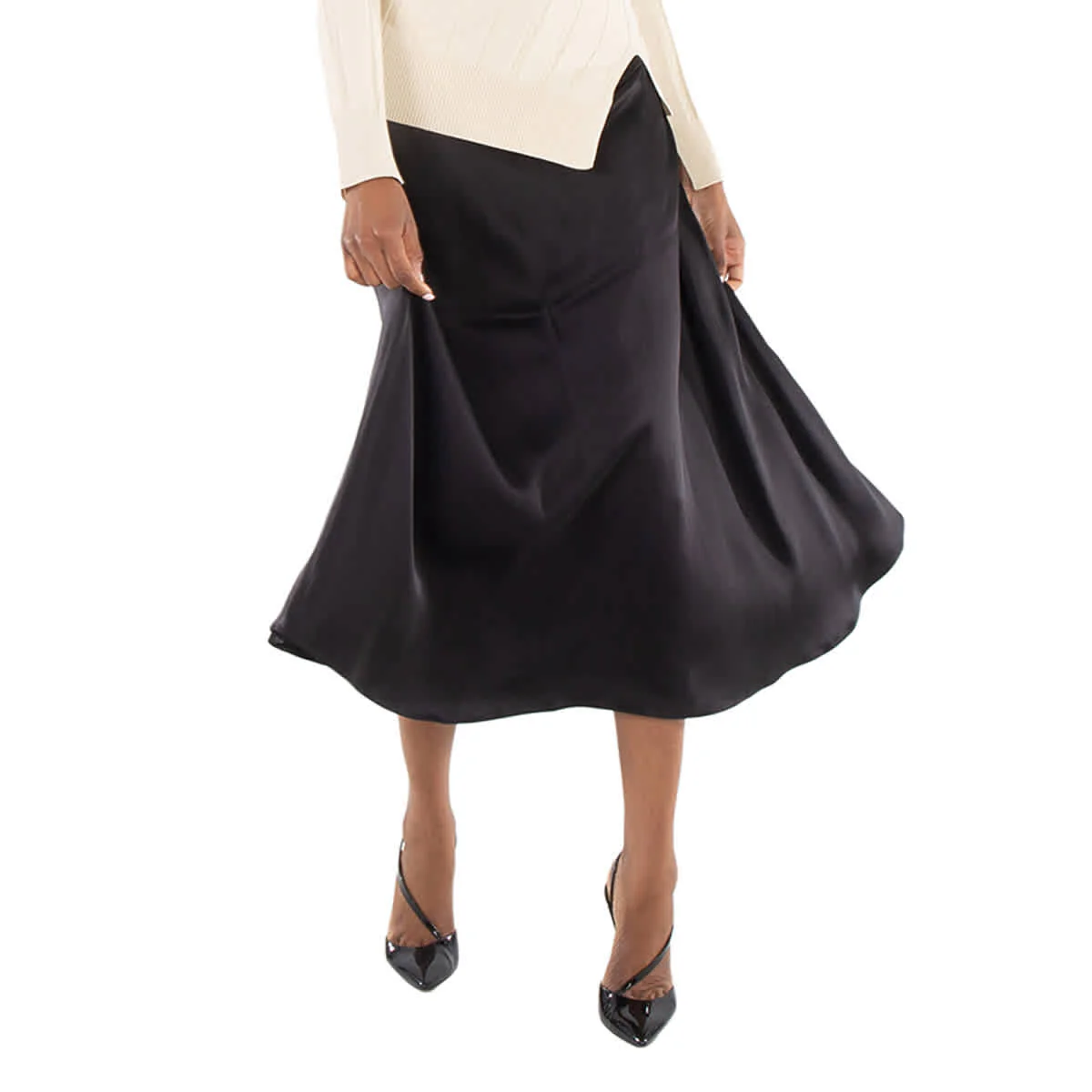 Stella Mccartney Asymmetric Draped Midi Skirt