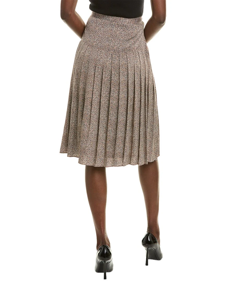 Brooks Brothers Silk-Blend Skirt