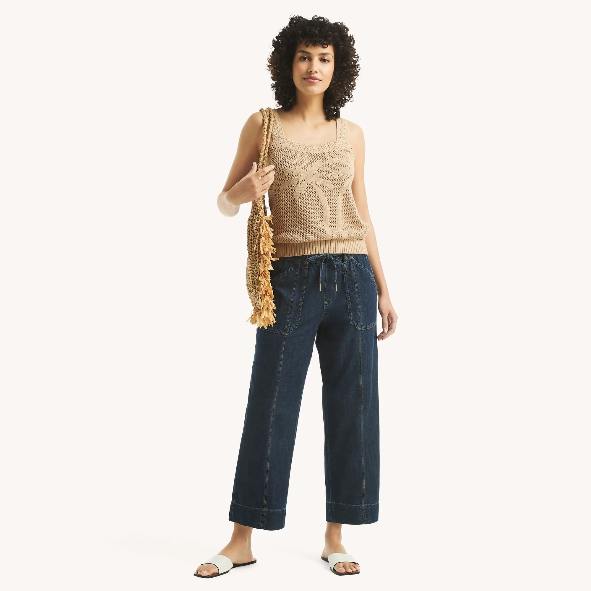 Nautica Womens Pull-On Denim Pant