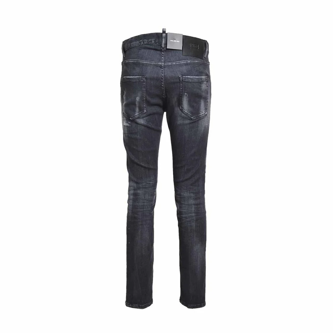 Vintage Effect Black Cool Girl Jeans