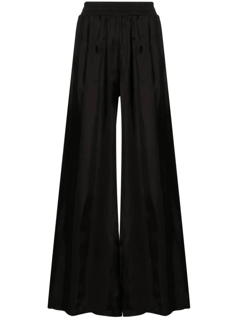 Wide-Leg Trousers With Elegant Draping
