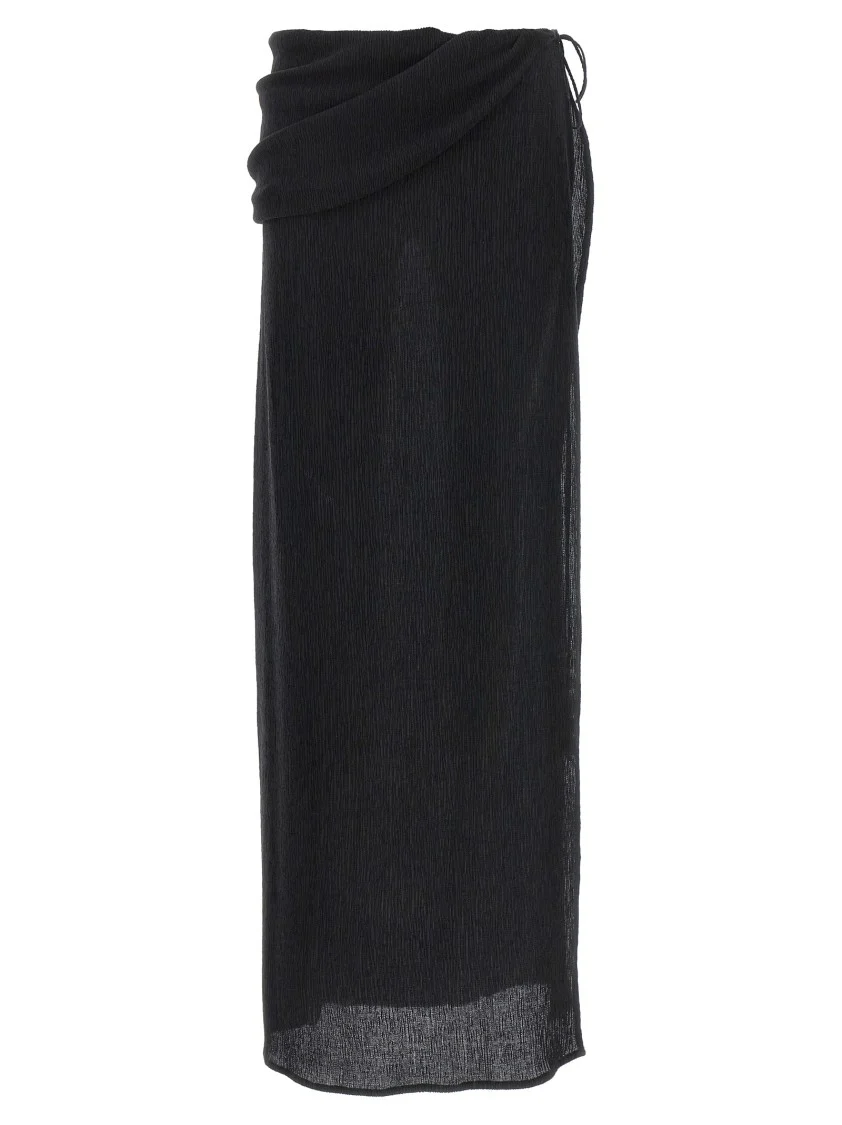 03' Long Skirt With Maxi Side Split