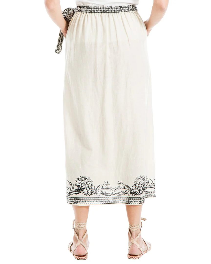 Max Studio Printed Skirt