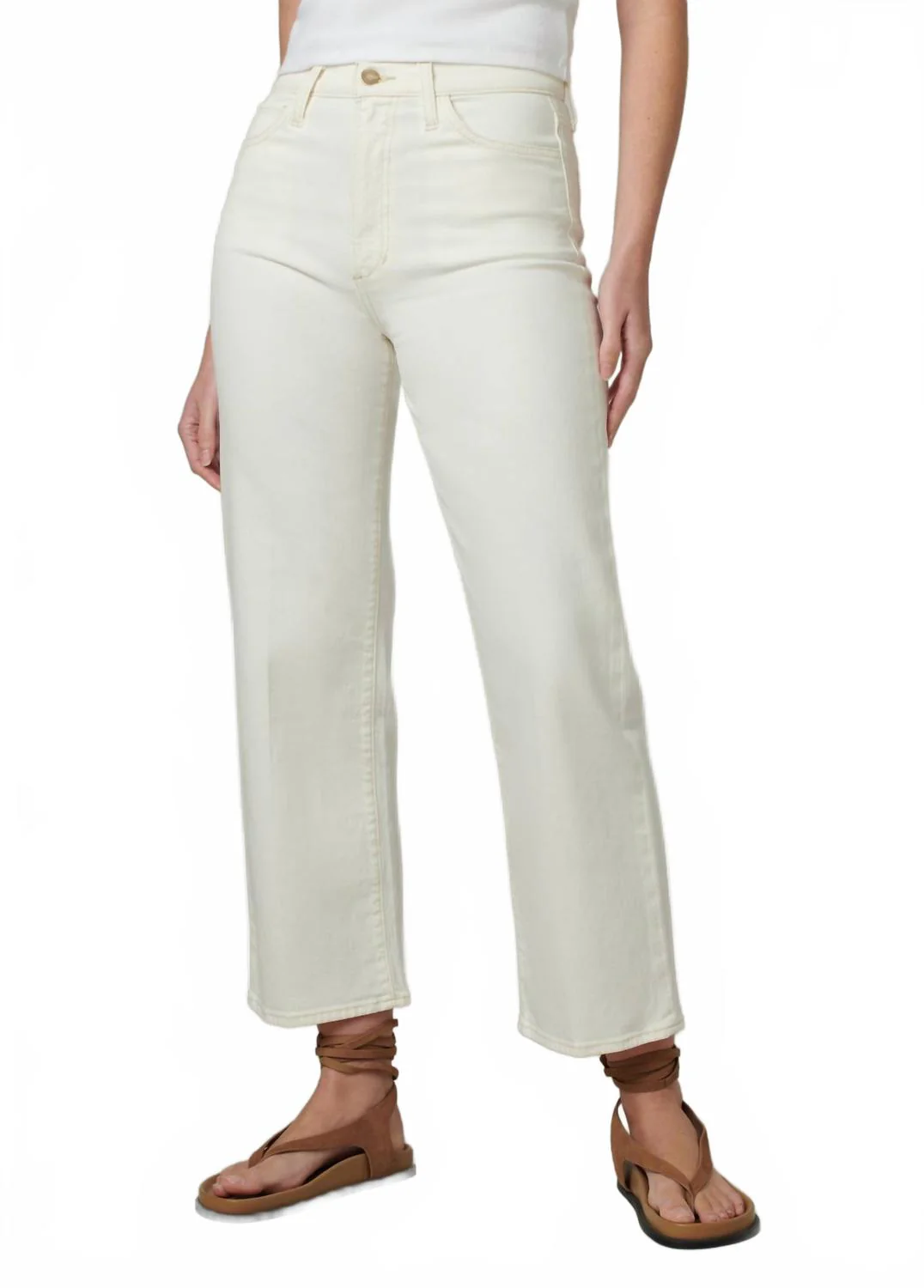 Blake Wide Leg Jeans In Milk