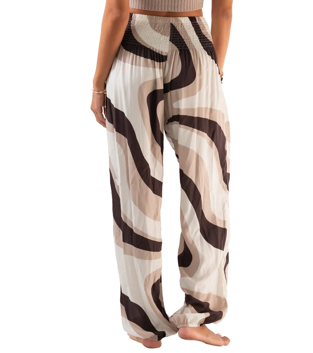 Lotus and Luna Latte Swirl Harem Pant