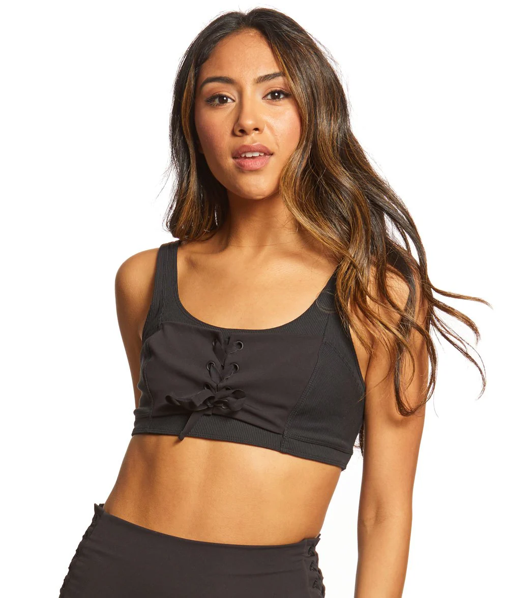 Free People Movement Before You Go Lace Up Bra