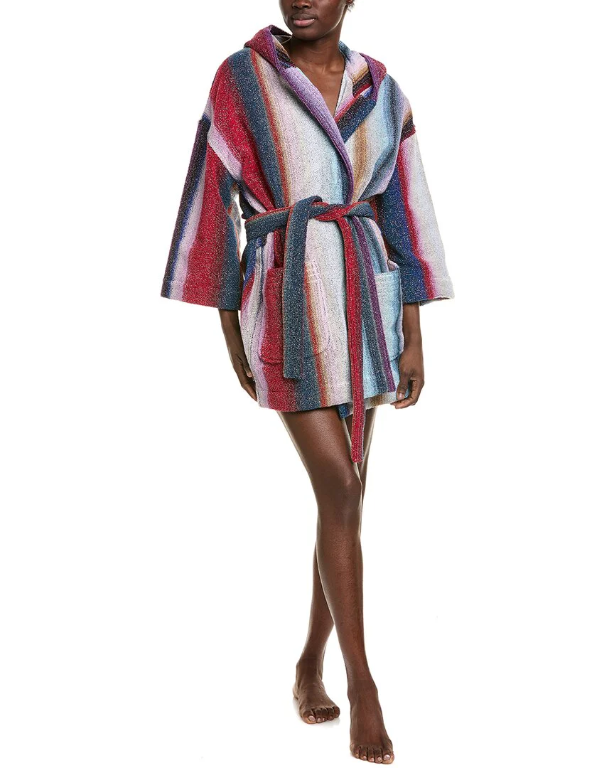 Missoni Home Clancy Accappatoio Cappuccio Mod Bathrobe