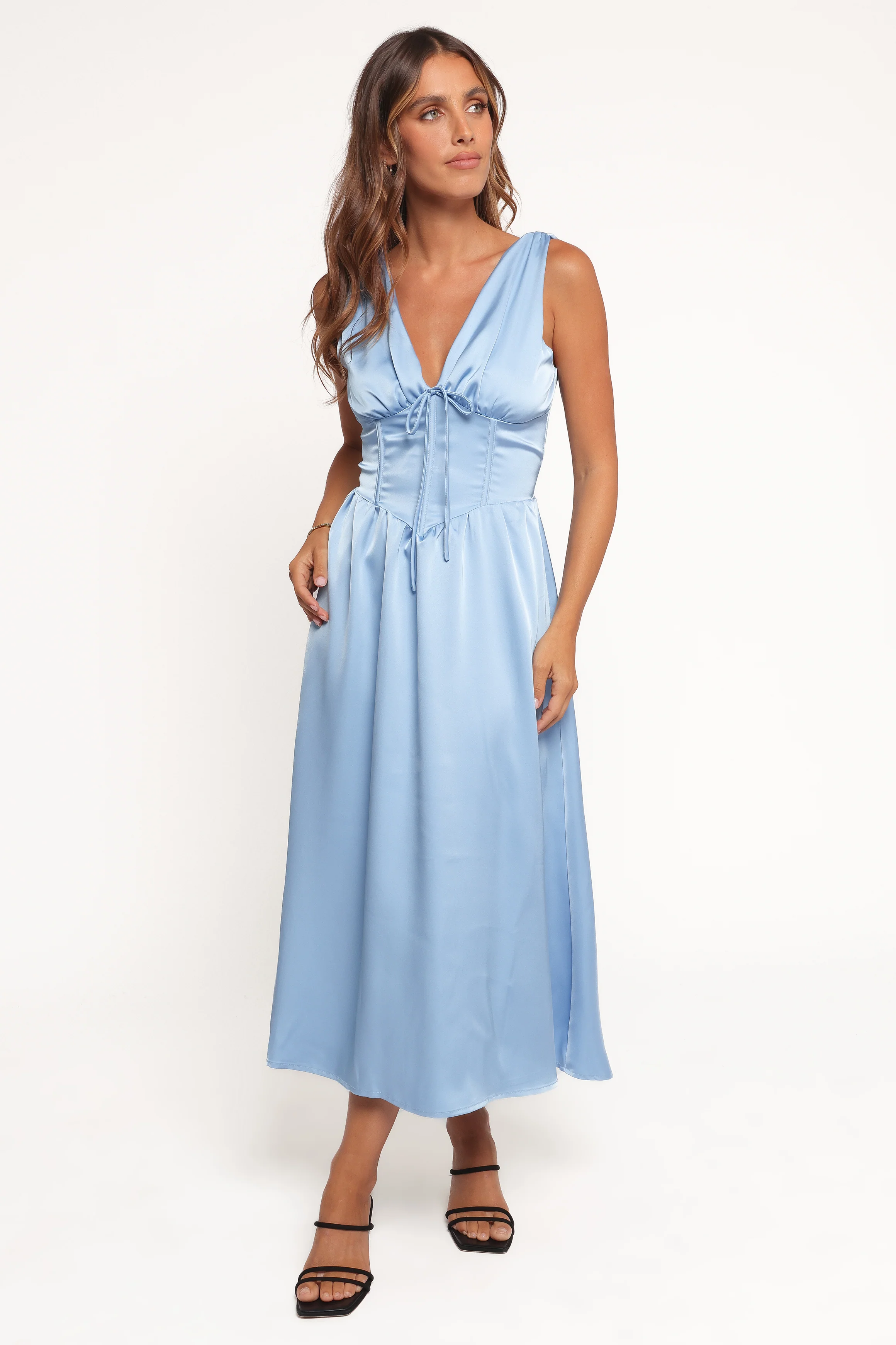 Verena Midi Dress - Periwinkle Blue