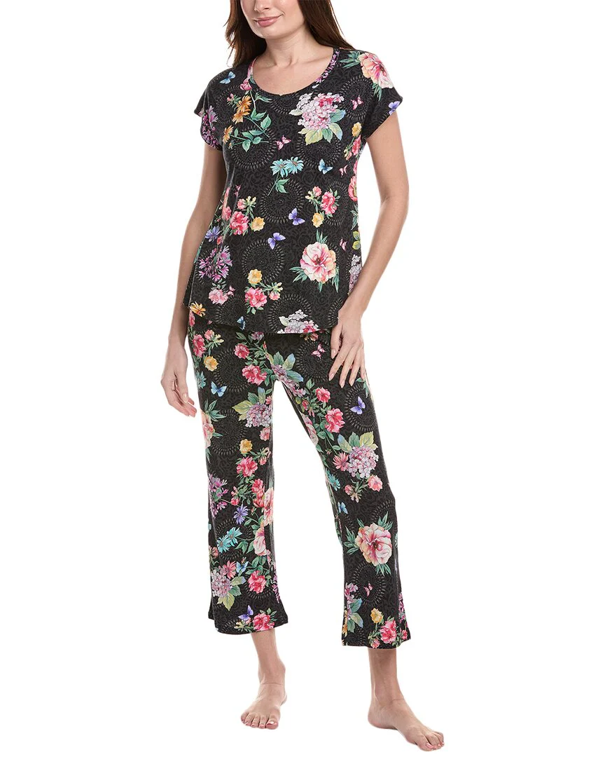 Johnny Was The Bobbie 2pc Crop Pajama Set