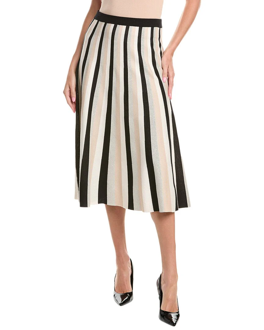 T Tahari Flare Maxi Skirt