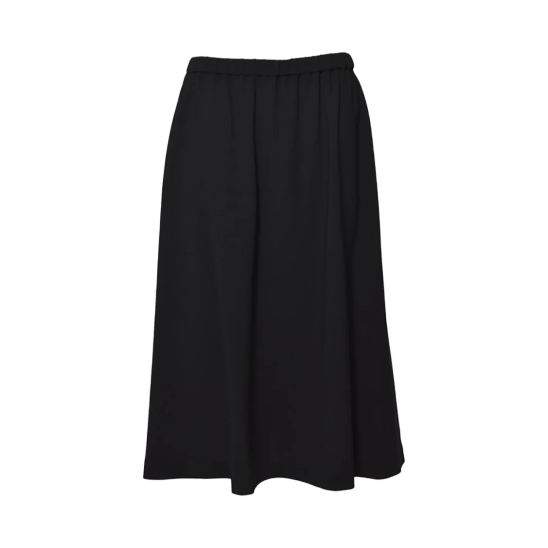 Midi Pencil Skirt In Triacetate Cady Crepe