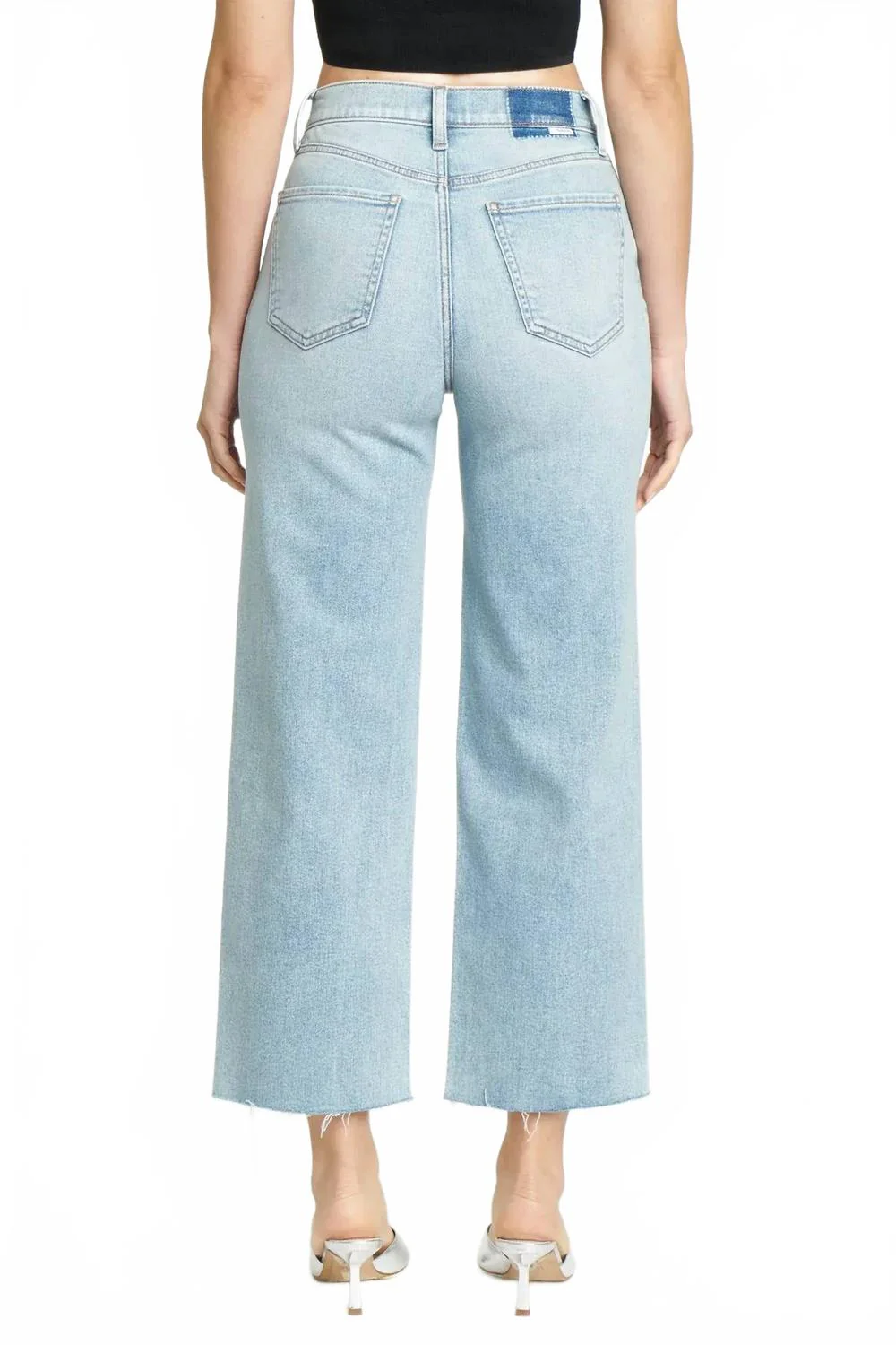 Women's Pleaser High Rise Wide Leg Jean In Miracle