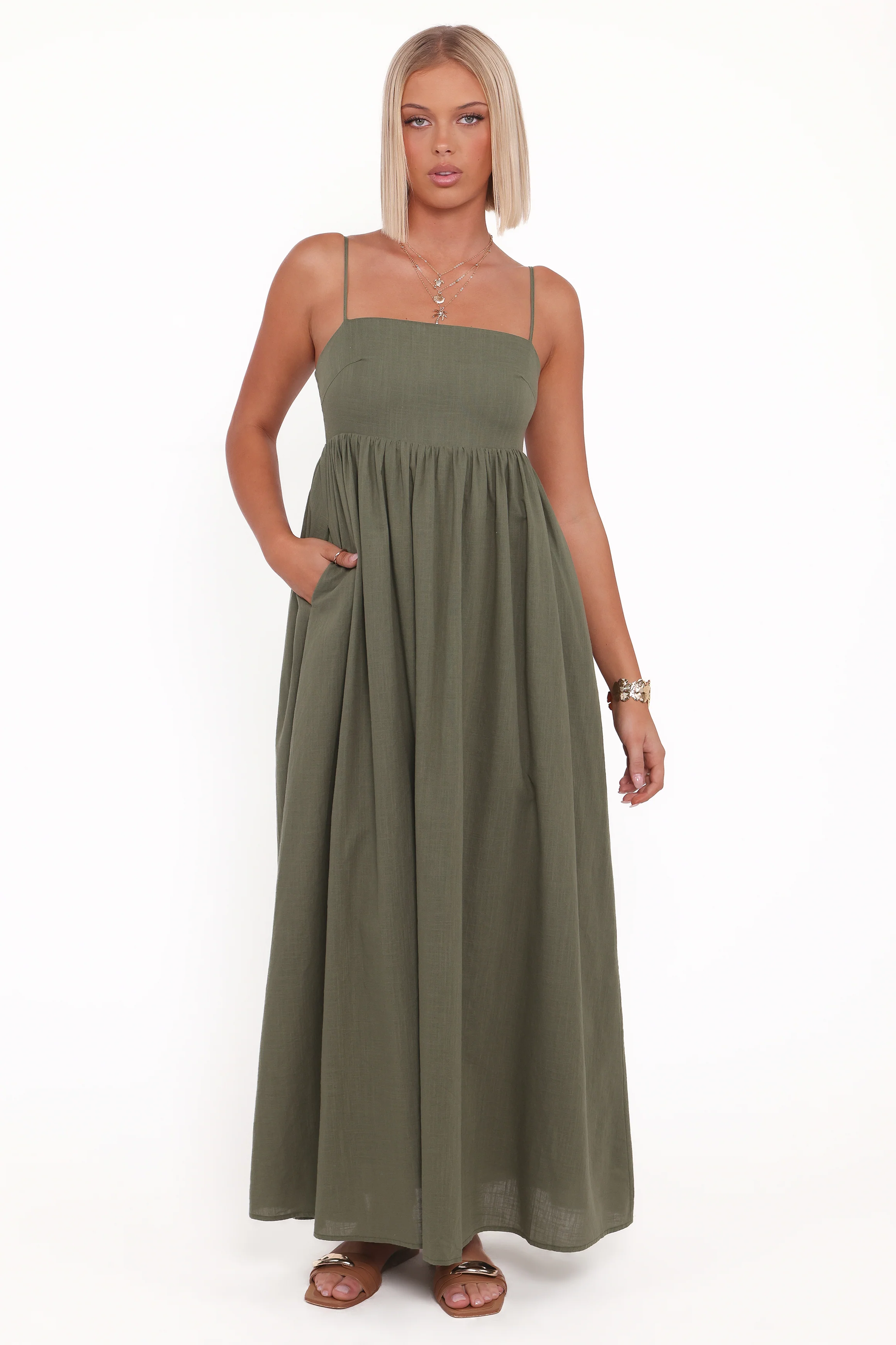 Odessa Maxi Dress - Palm Green