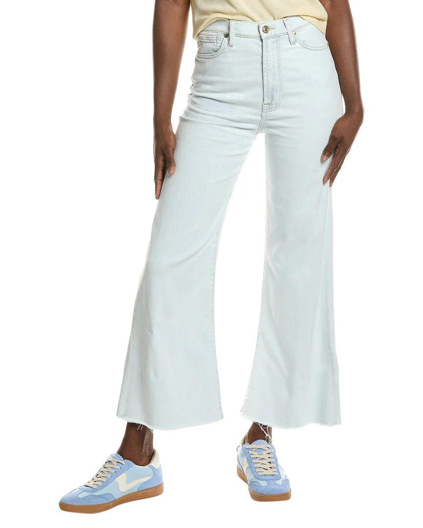 7 For All Mankind Jo Ultra High-Rise Summertime Cropped Jean
