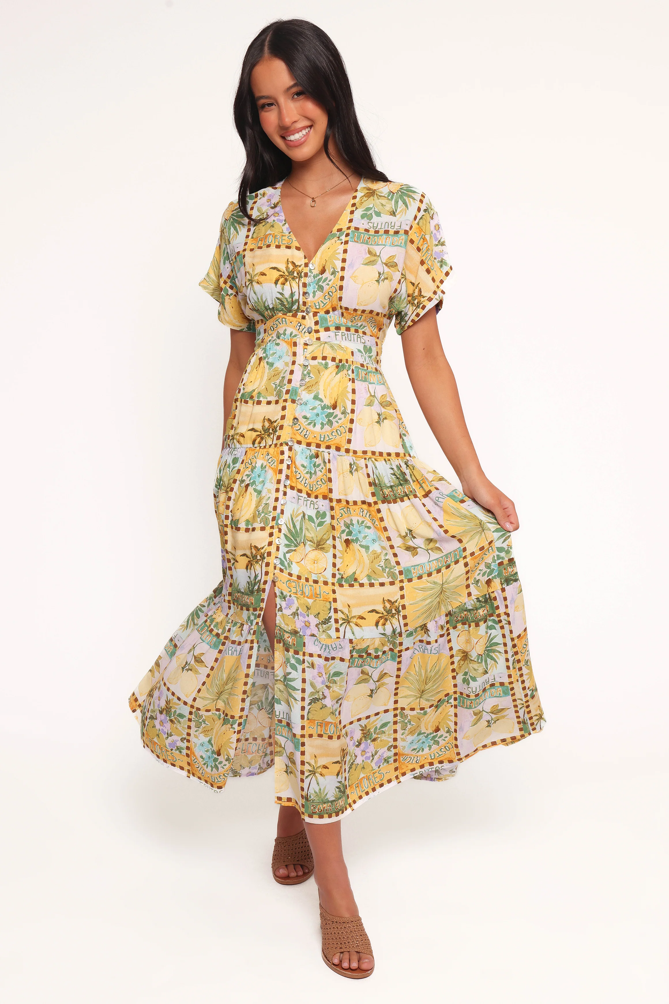 Sorrento Maxi Dress - Tropical Sun