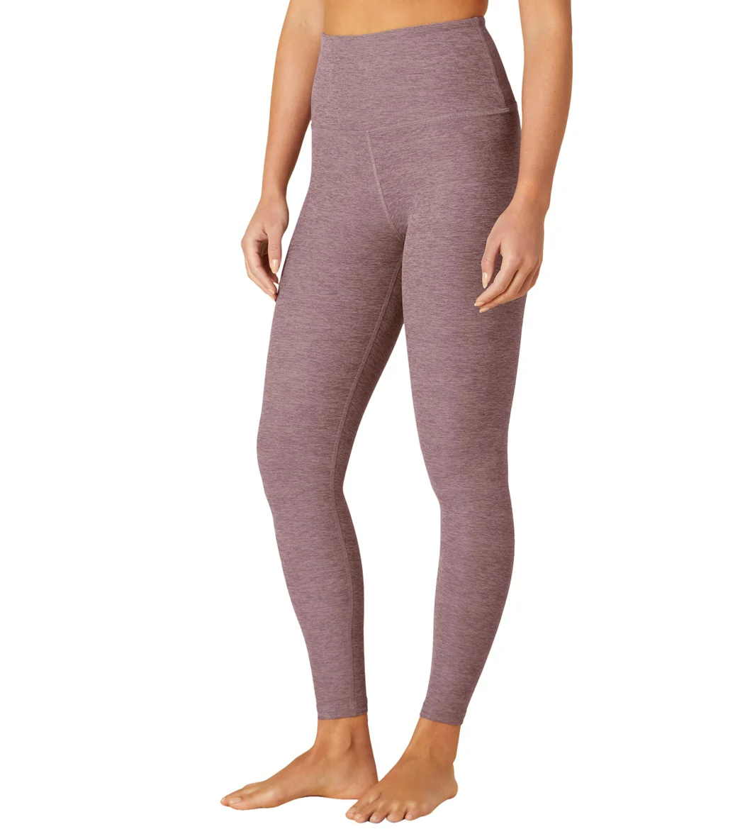 Beyond Yoga Spacedye High Waisted Caught In The Midi 7/8 Yoga Leggings Silverberry Heather