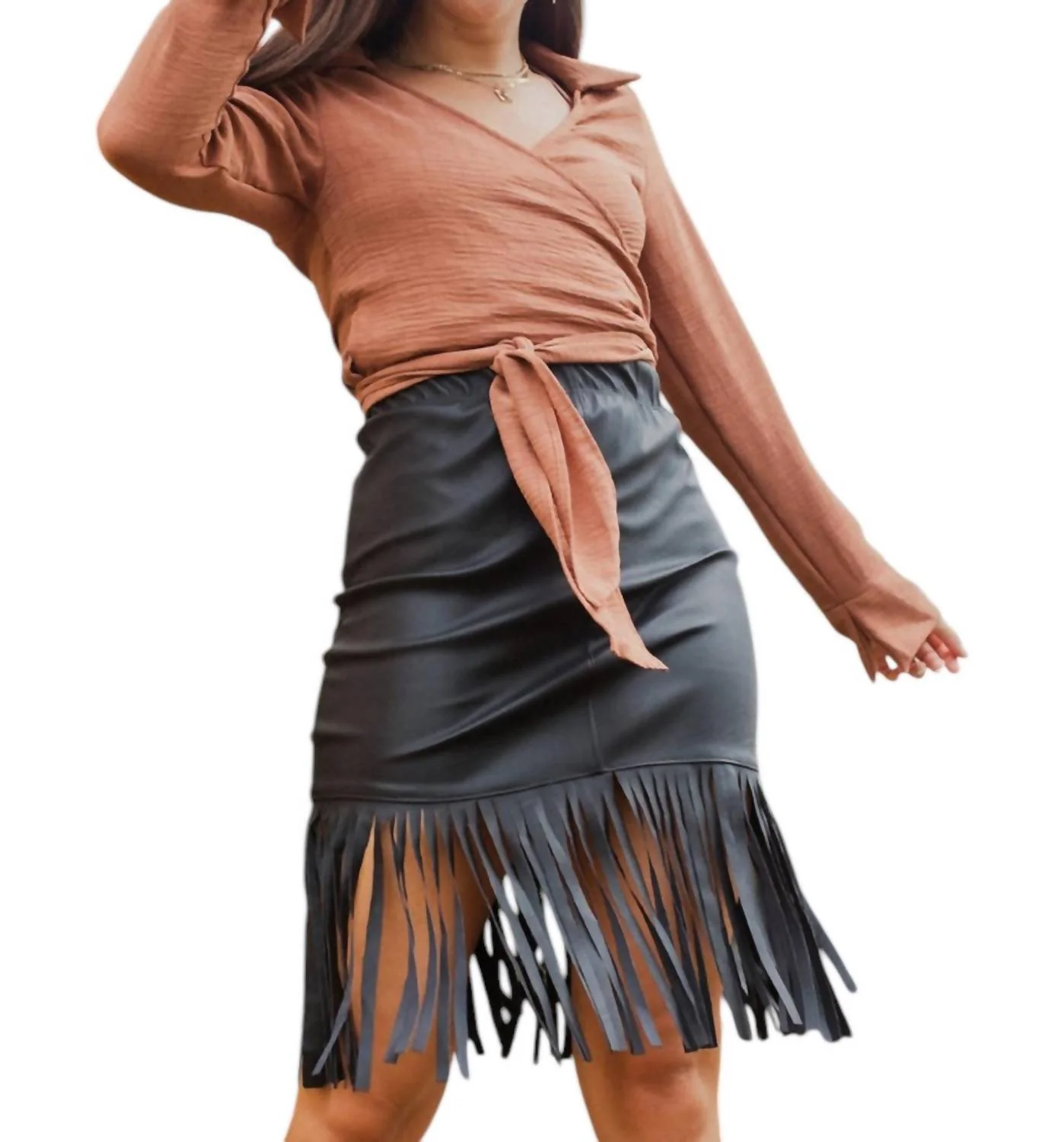 Backstage Pass Skirt In Black