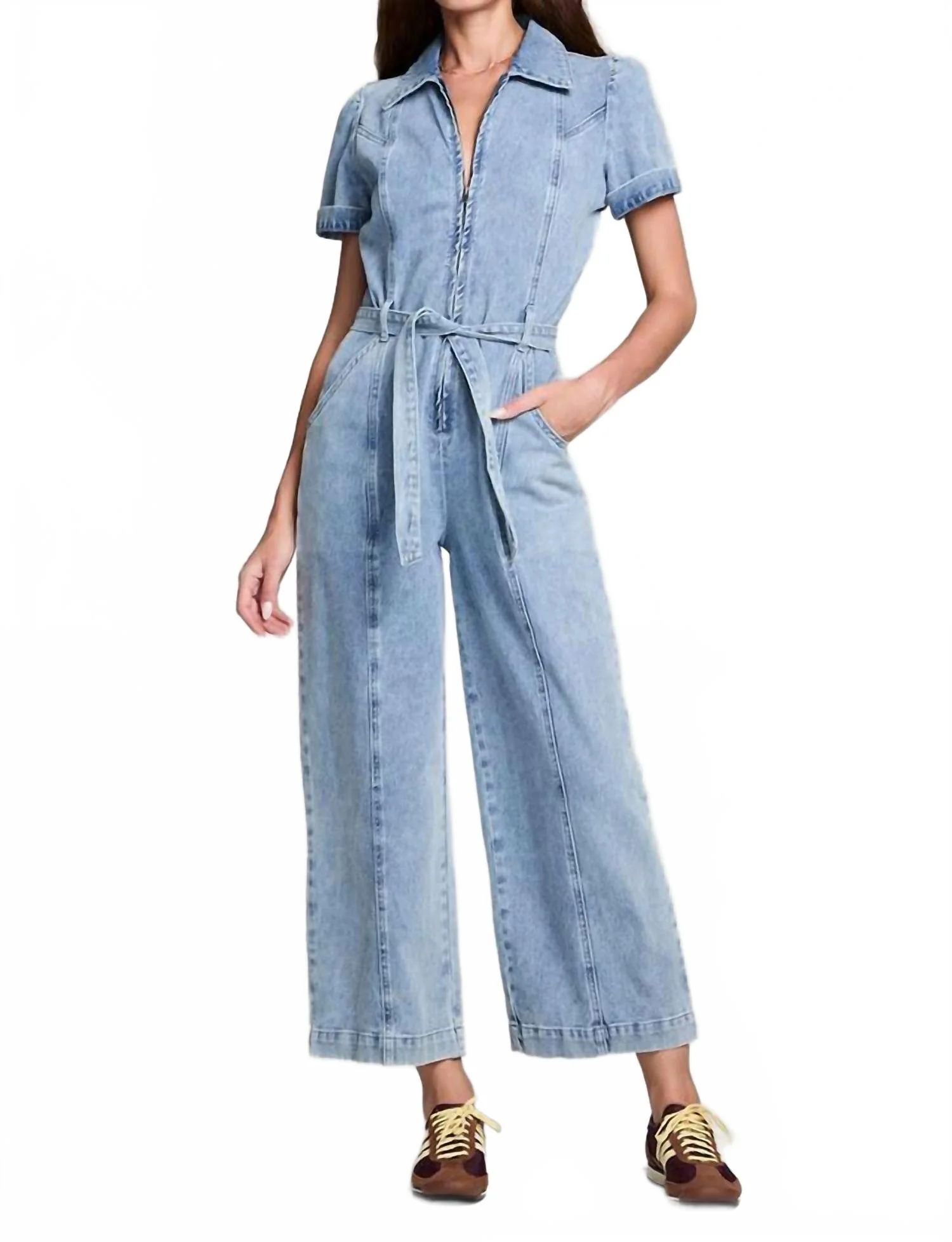 Thalia Jumper In Stone Wash Denim