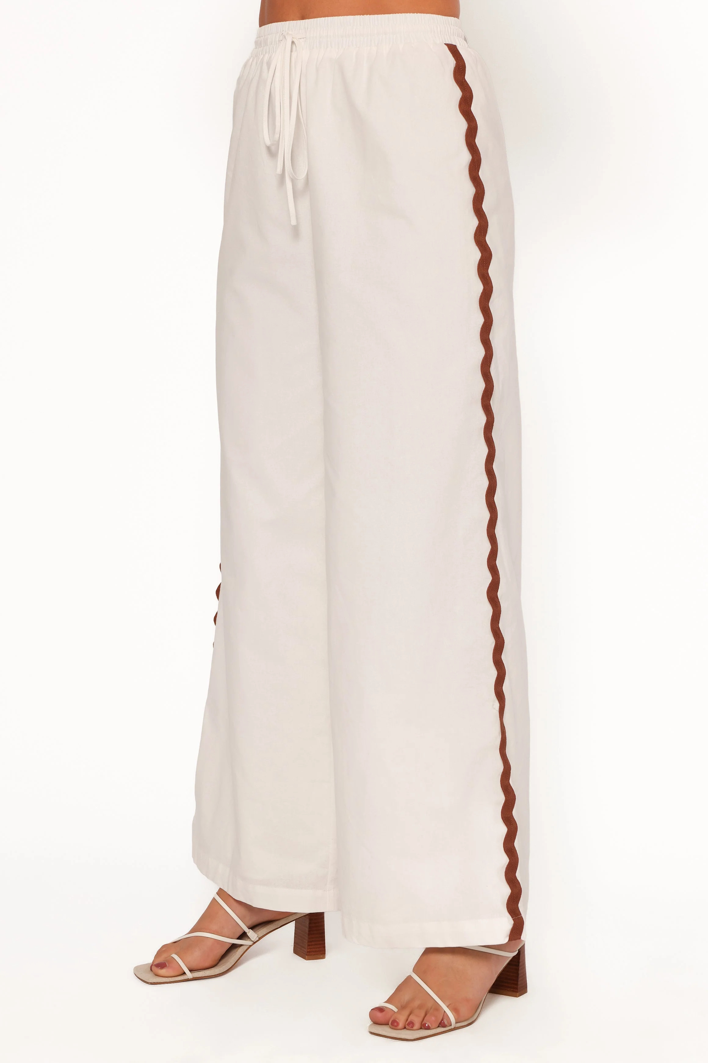 Mollymook Pant - White Tan
