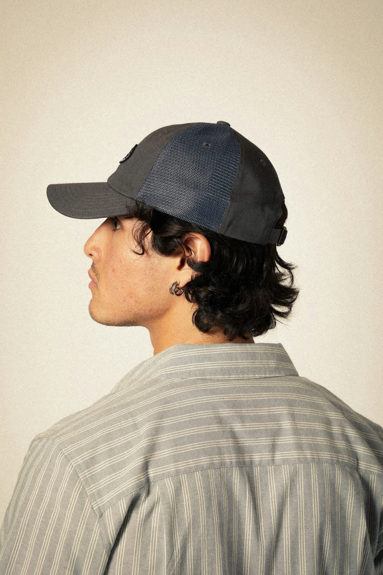 Largo Netplus Adjustable Hat - Charcoal/Charcoal