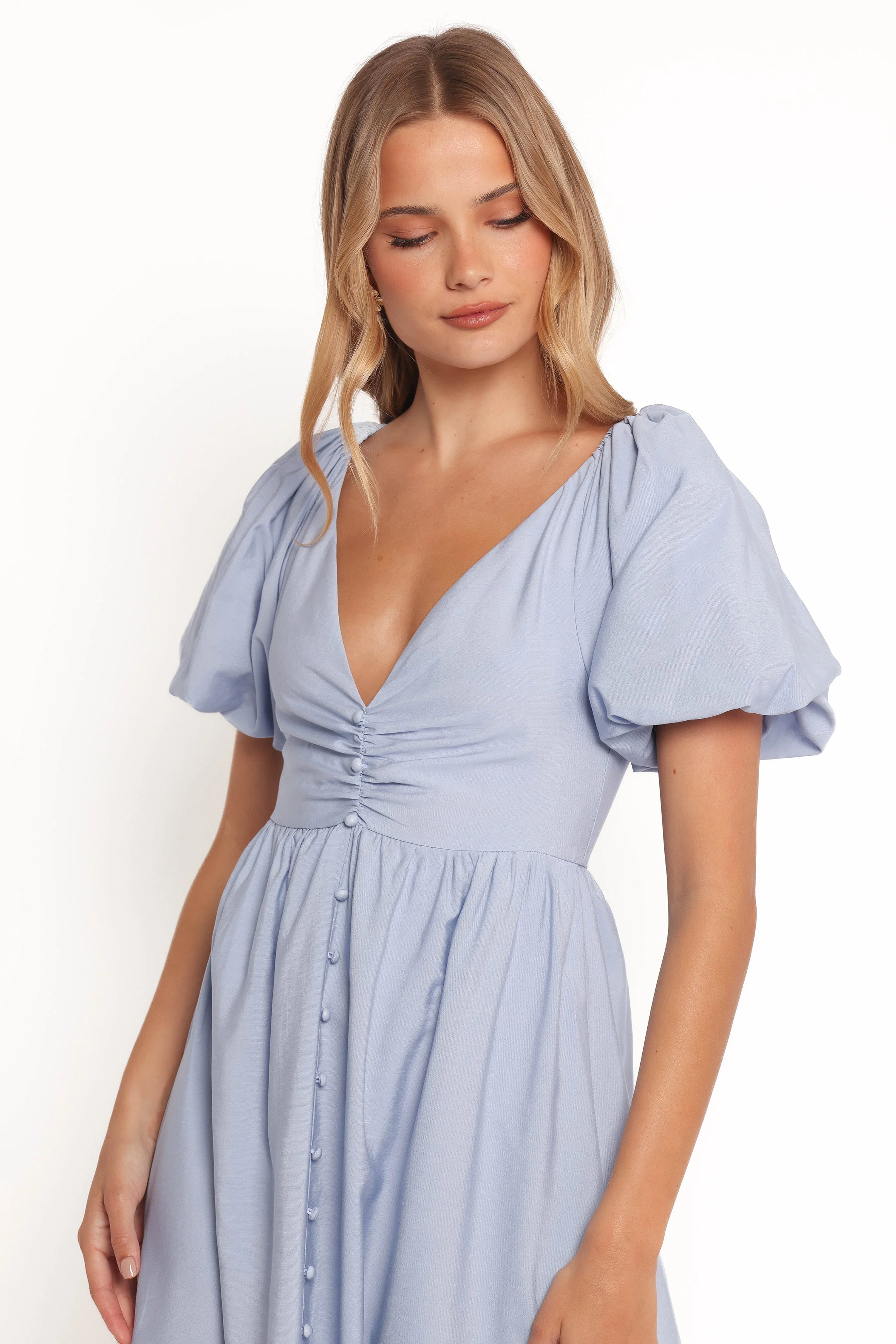 Charley Midi Dress - Blue